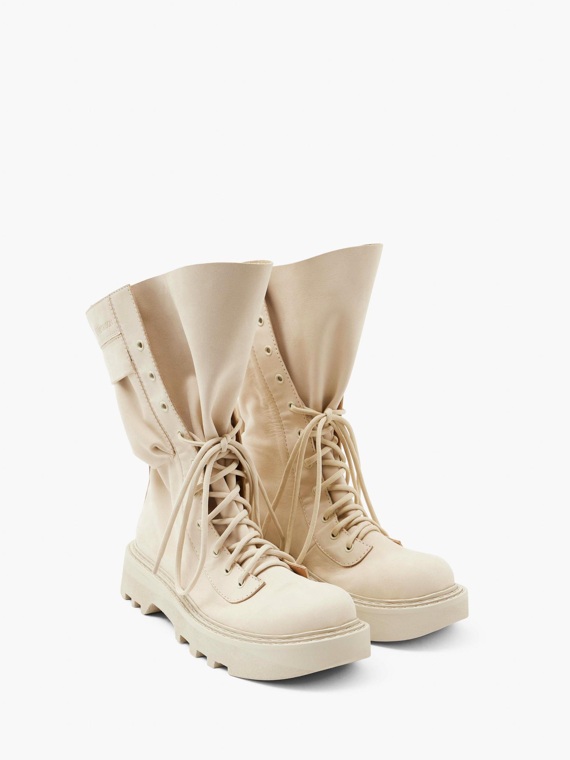 COMBAT LEATHER BOOTS Product Image