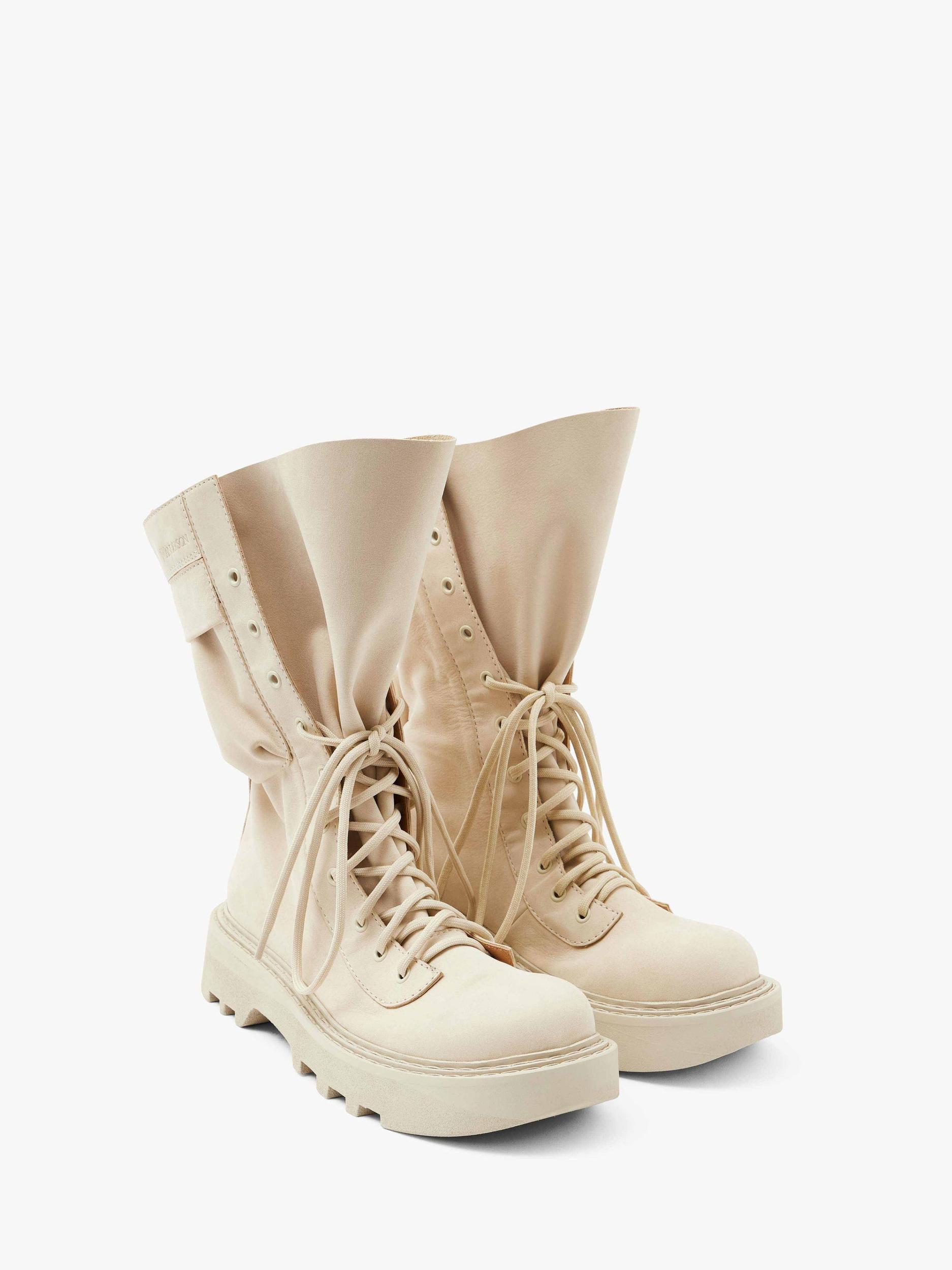 COMBAT LEATHER BOOTS Product Image