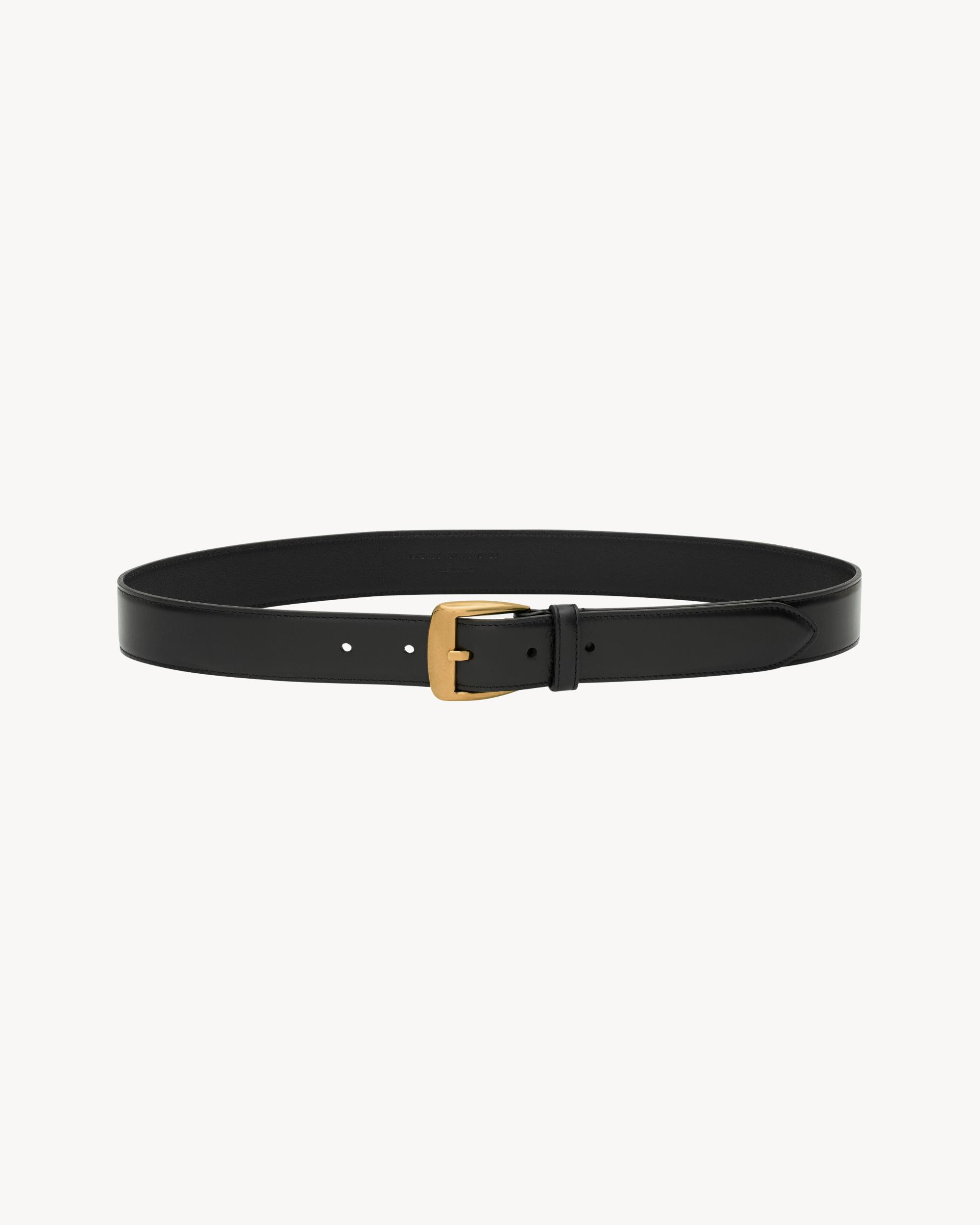 trapezoid belt in leather Product Image
