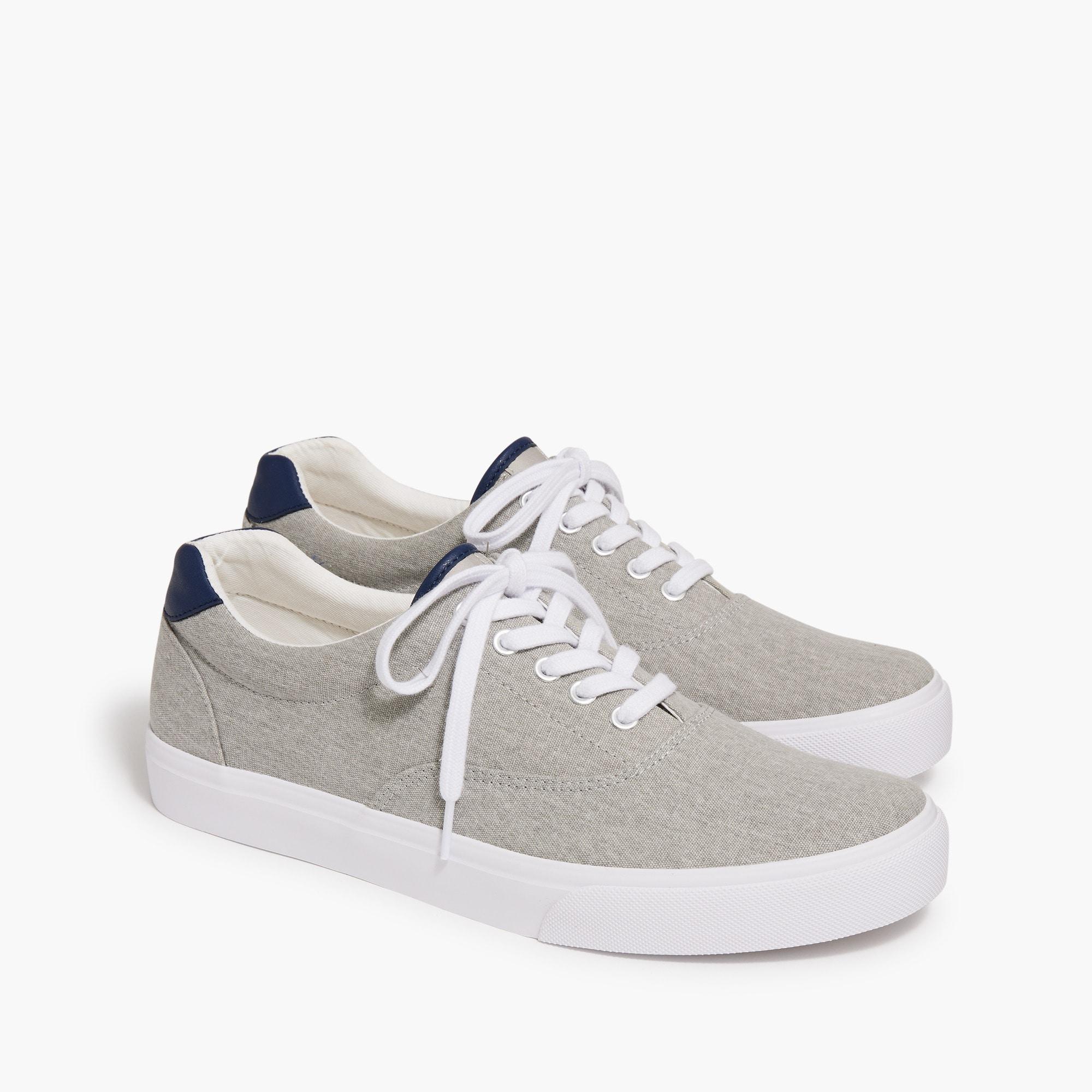 Canvas lace-up sneakers Product Image
