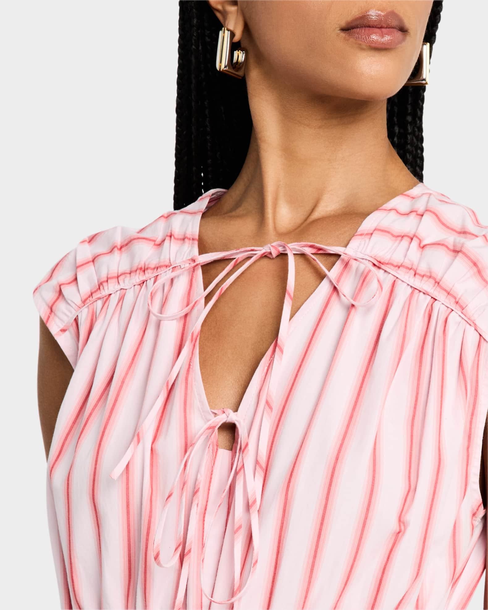 Caroline Striped Double-Tie Top Product Image