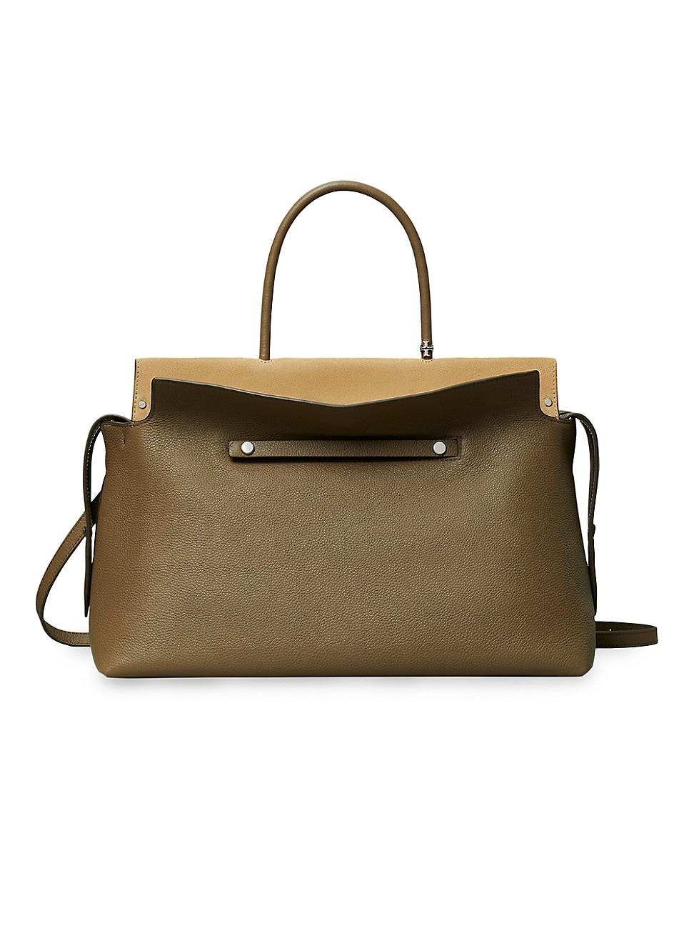 Womens Mercer Large Pebbled Leather Satchel Product Image