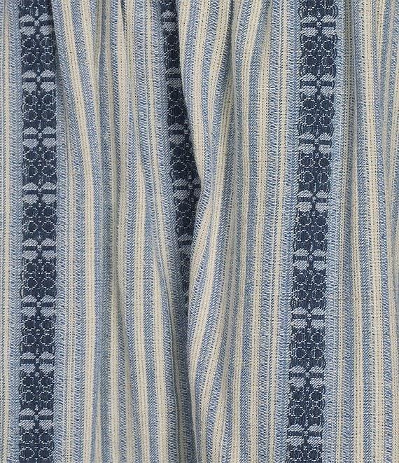 Tru Luxe Jeans Yarn Dyed Dobby 3/4 Balloon Sleeve Top Product Image