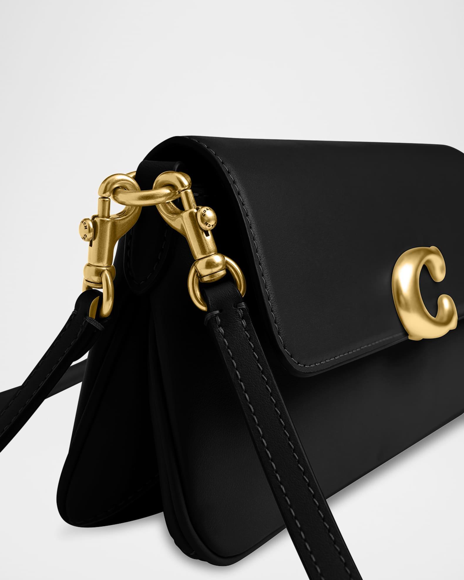 Jet Refined Calf Leather Shoulder Bag Product Image