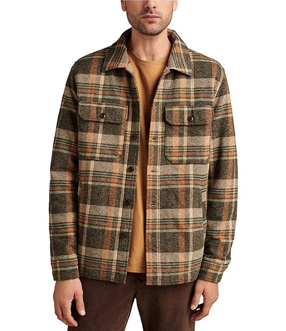 Lucky Brand Plaid Shirt Jacket Product Image
