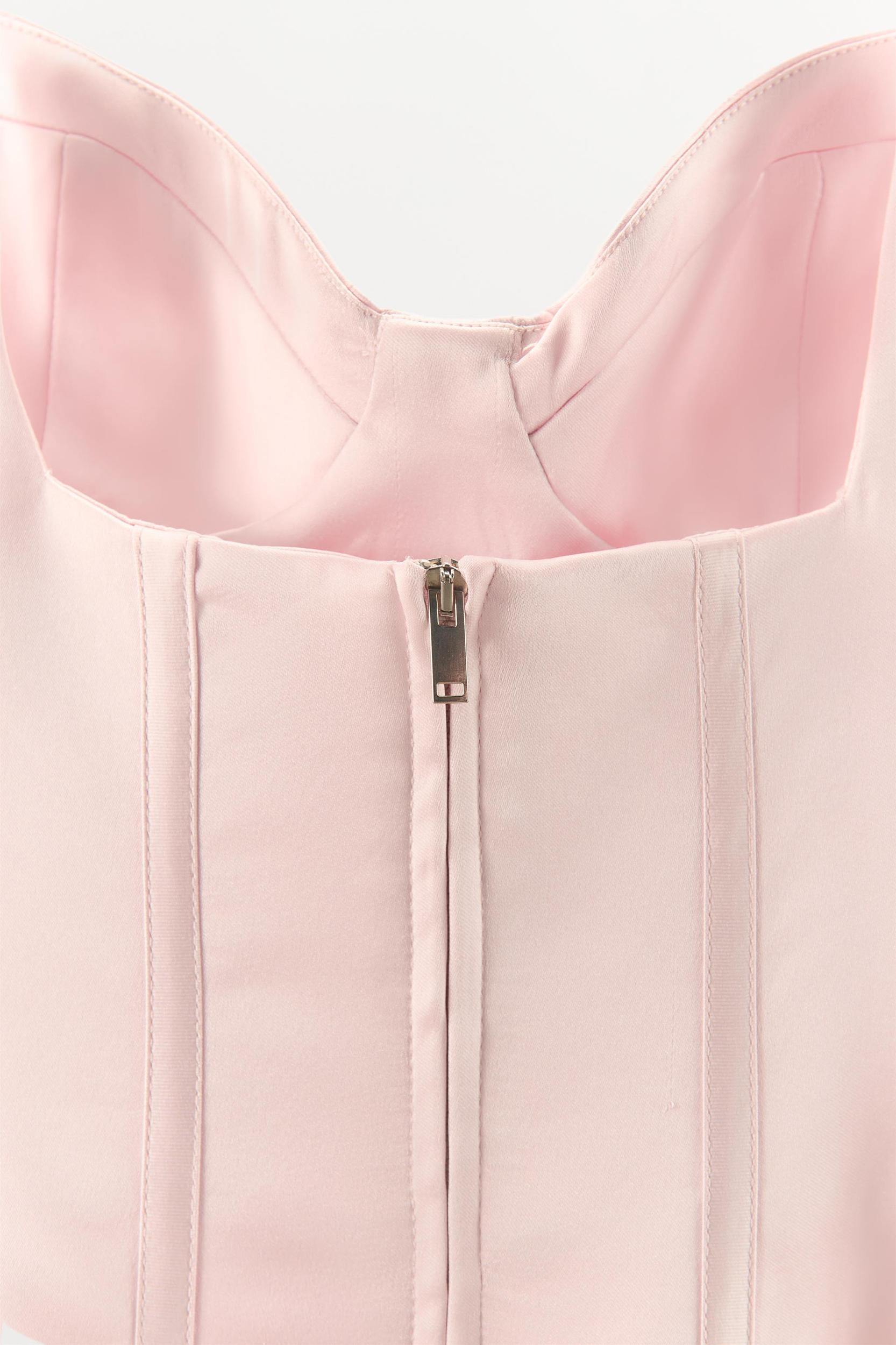 SATIN SHORT DRESS Product Image