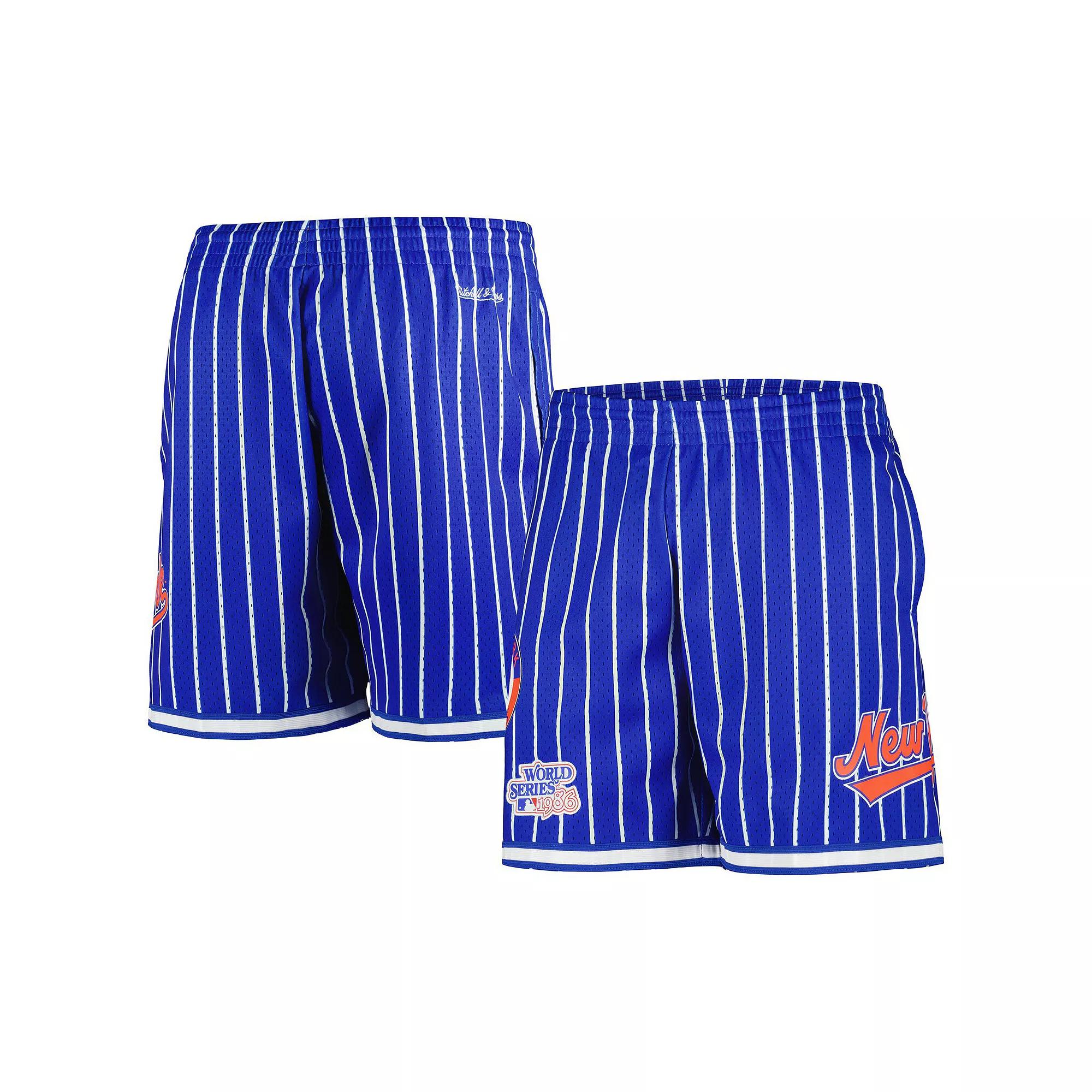 Men's Mitchell & Ness Royal New York Mets Cooperstown Collection City Collection Mesh Shorts, Size: XL, Blue Product Image