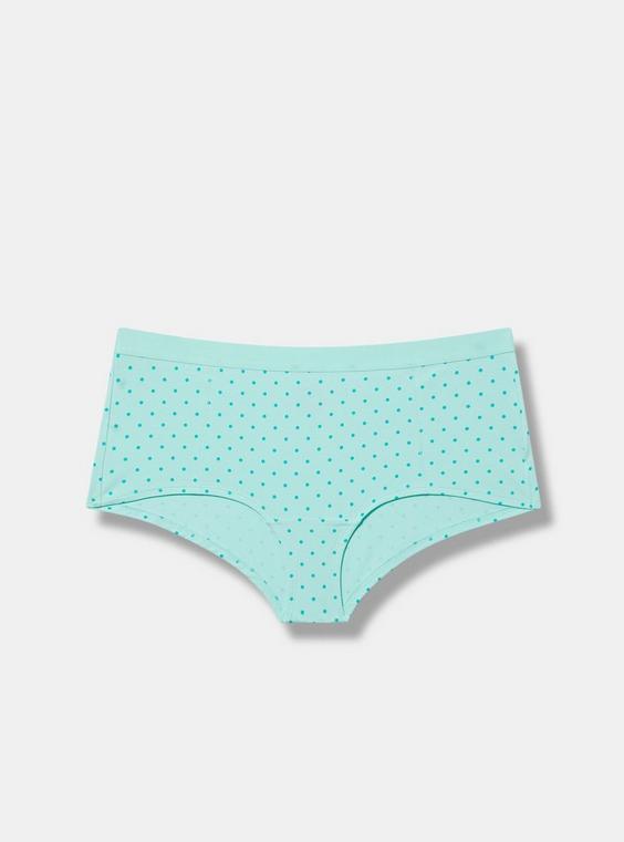 Mid-Rise Cotton Boyshort Panty Product Image