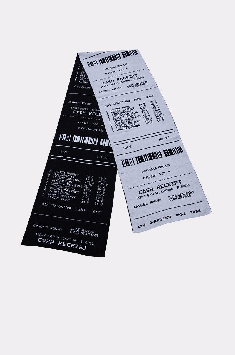 CHECK THE RECEIPT SCARF Product Image