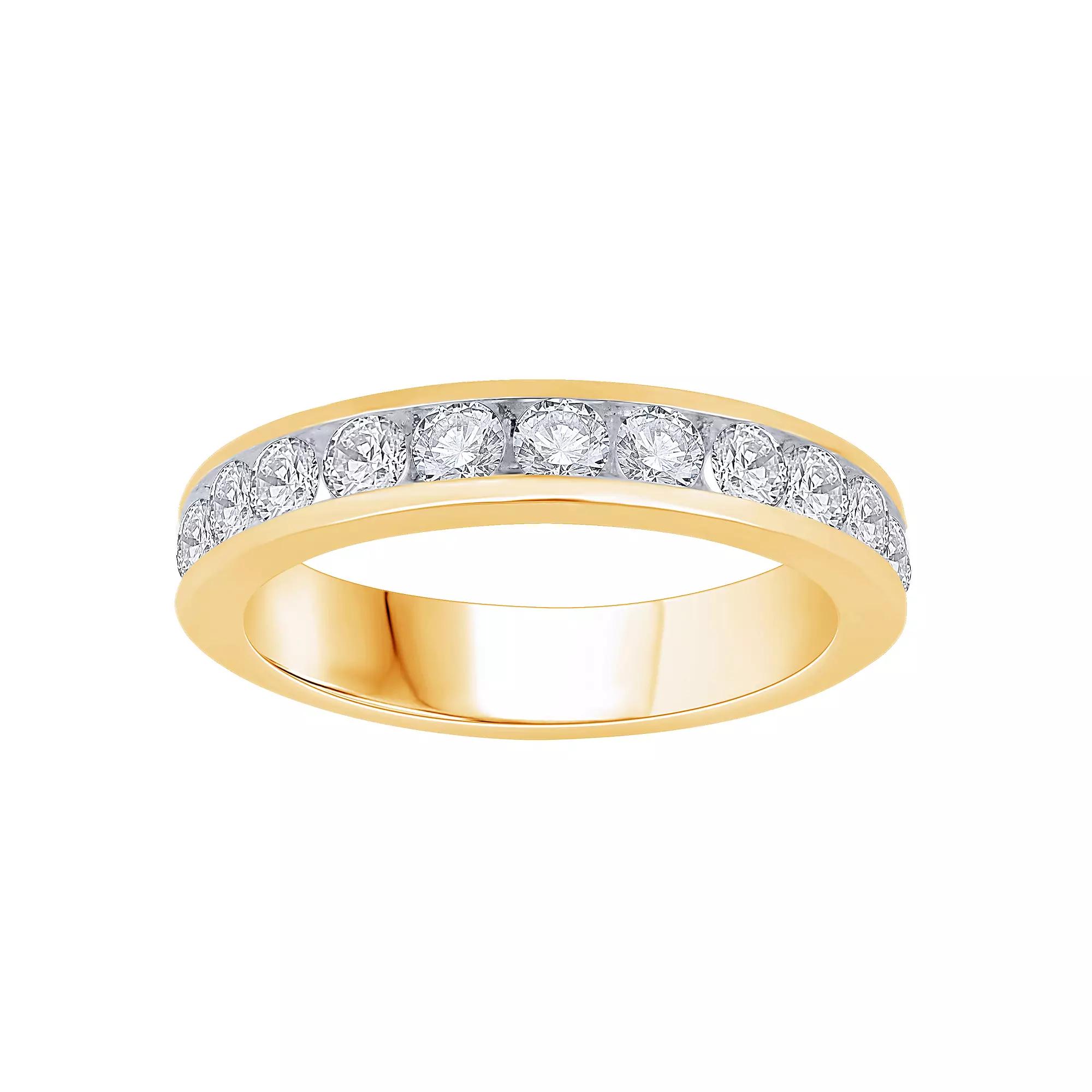 Diamond Medley 14k Gold 1 Carat T.W. Lab-Grown Diamond Ring, Women's, Size: 9 Product Image