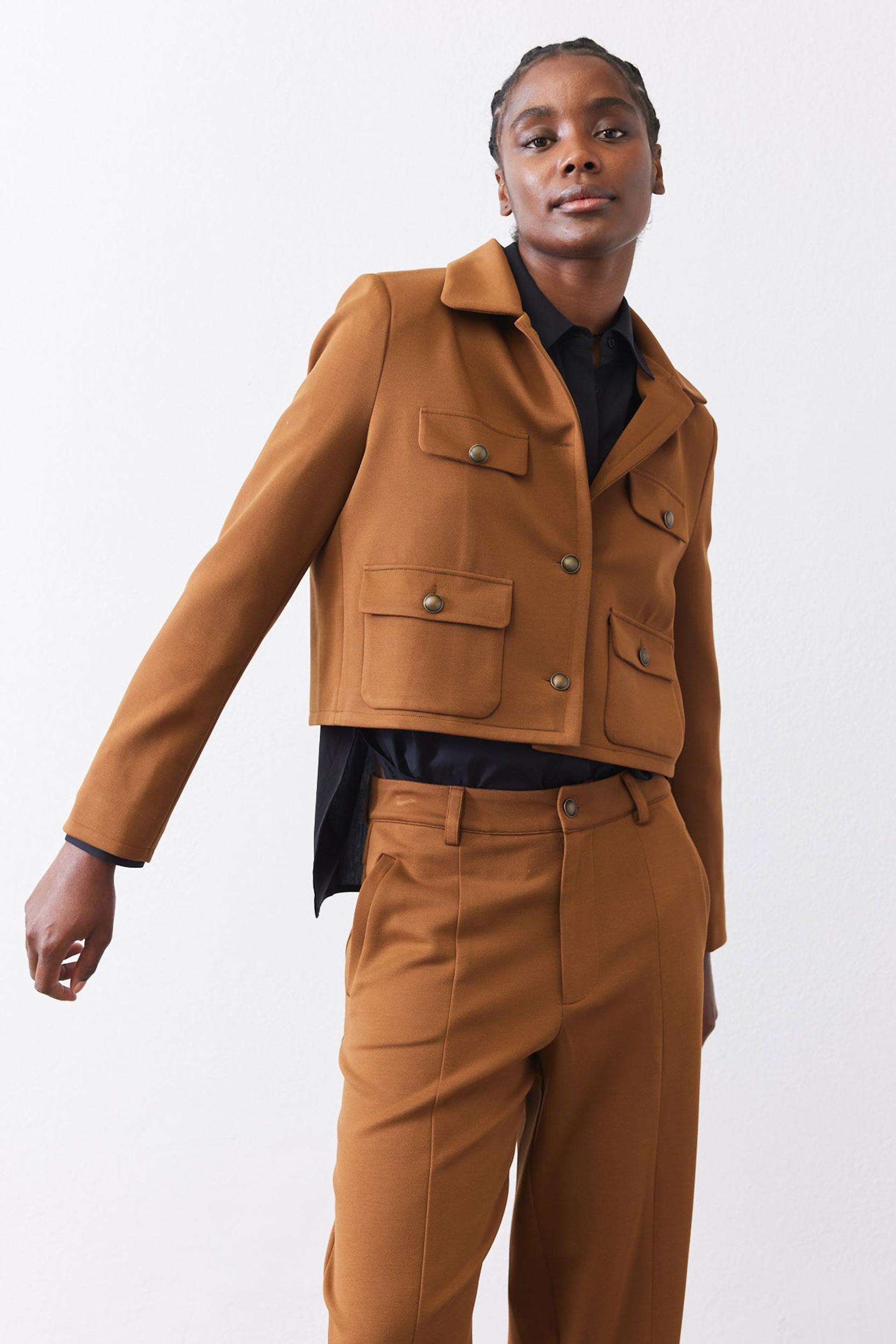 The Collared Stretch Suit Classic Jacket Product Image