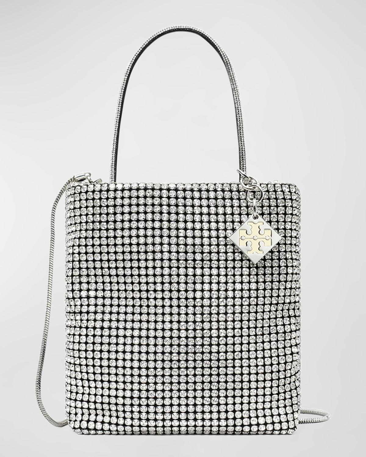 Womens Night Owl Crystal-Embellished Nylon Tote Bag Product Image