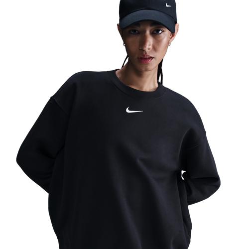 Womens Nike Sportswear Phoenix Fleece Oversized Crew-Neck Sweatshirt | FZ4270-010 Product Image