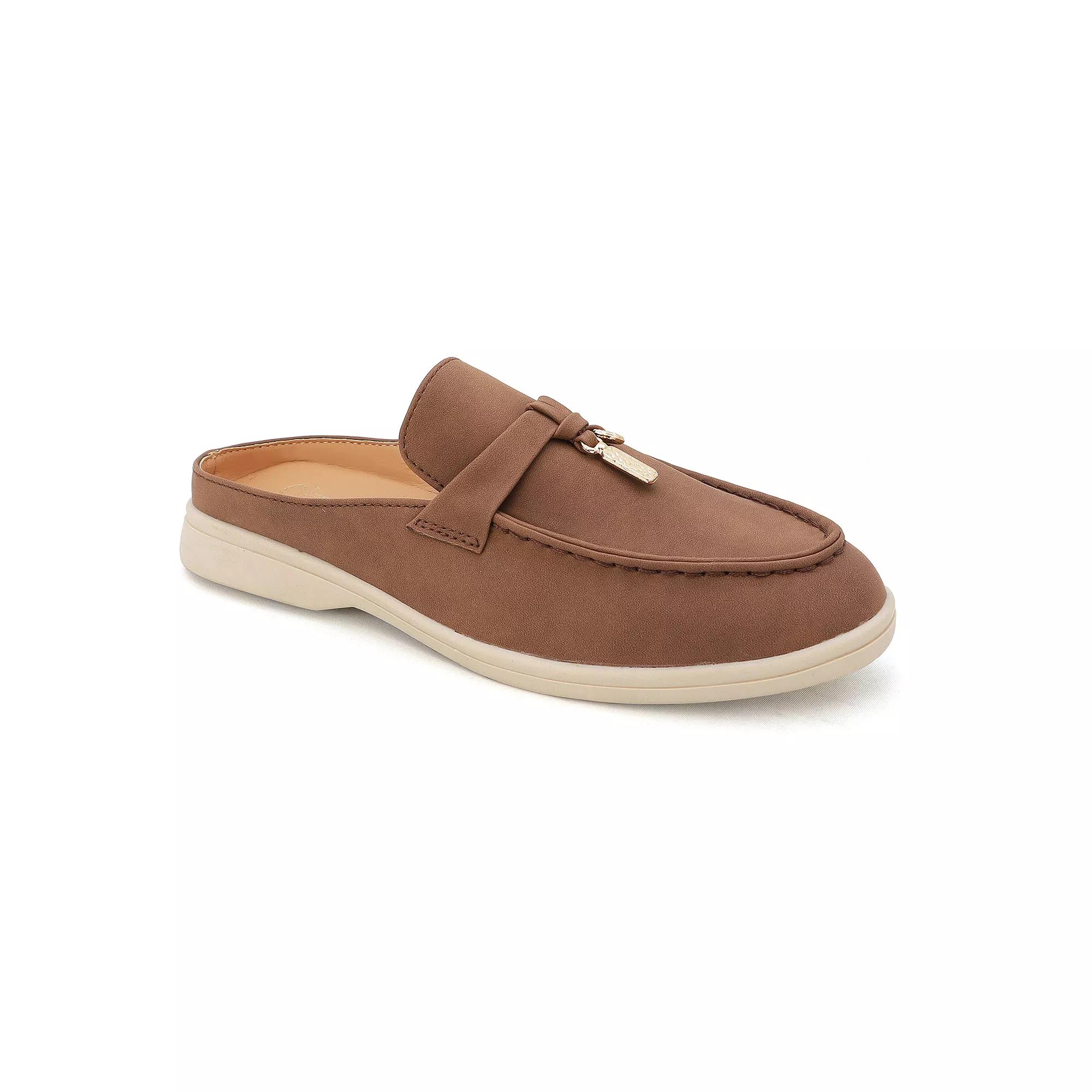 Yoki Carol Flat Loafer Women's Mules, Size: 9, Red Product Image