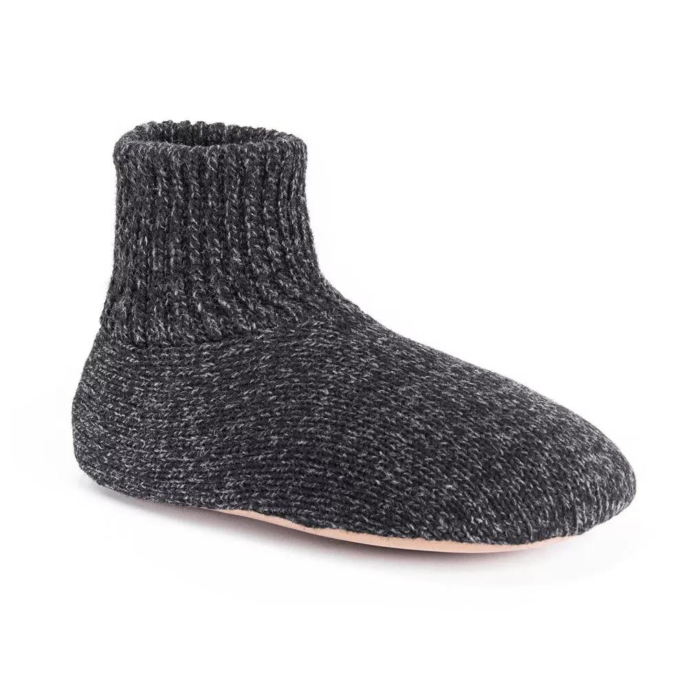 MUK LUKS Morty Ragg Wool Men's Slipper Socks,  Product Image