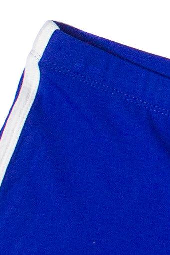 Contrast Trim Dolphin Mini Shorts Product Image