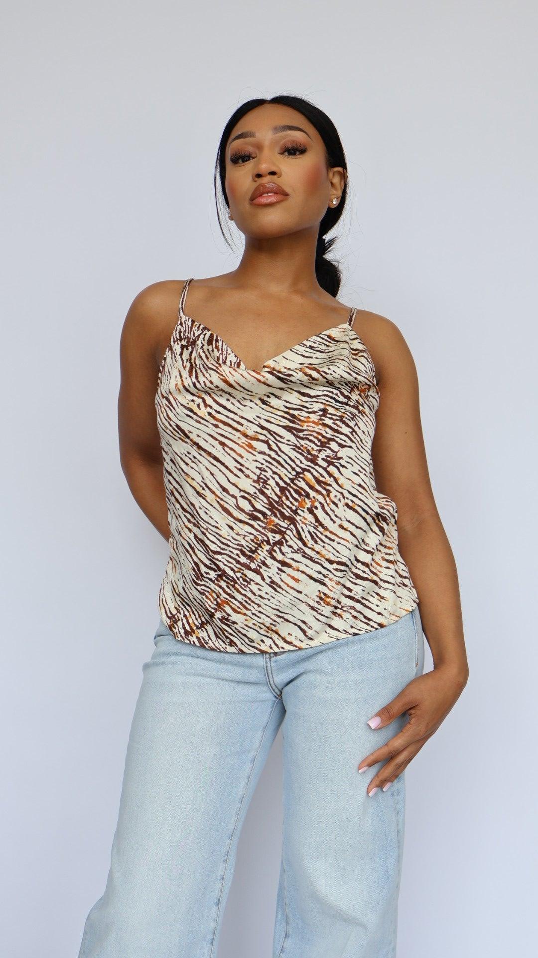 Animal Print Camisole Product Image