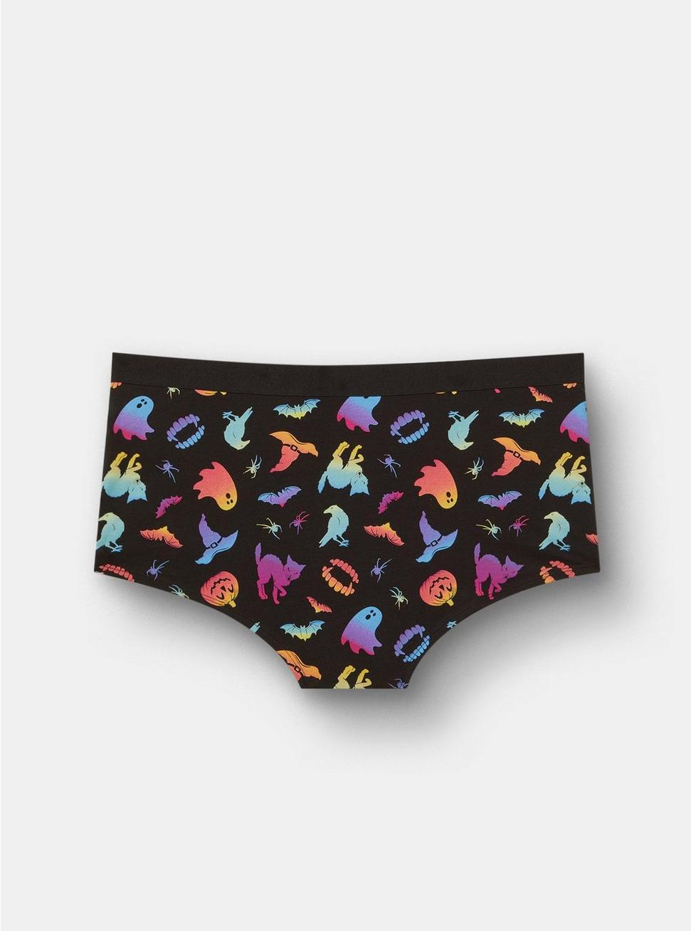 Mid-Rise Cotton Boyshort Panty Product Image