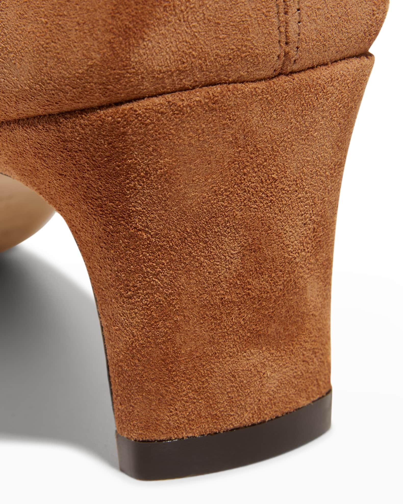Wally Suede Patchwork Tall Boots Product Image