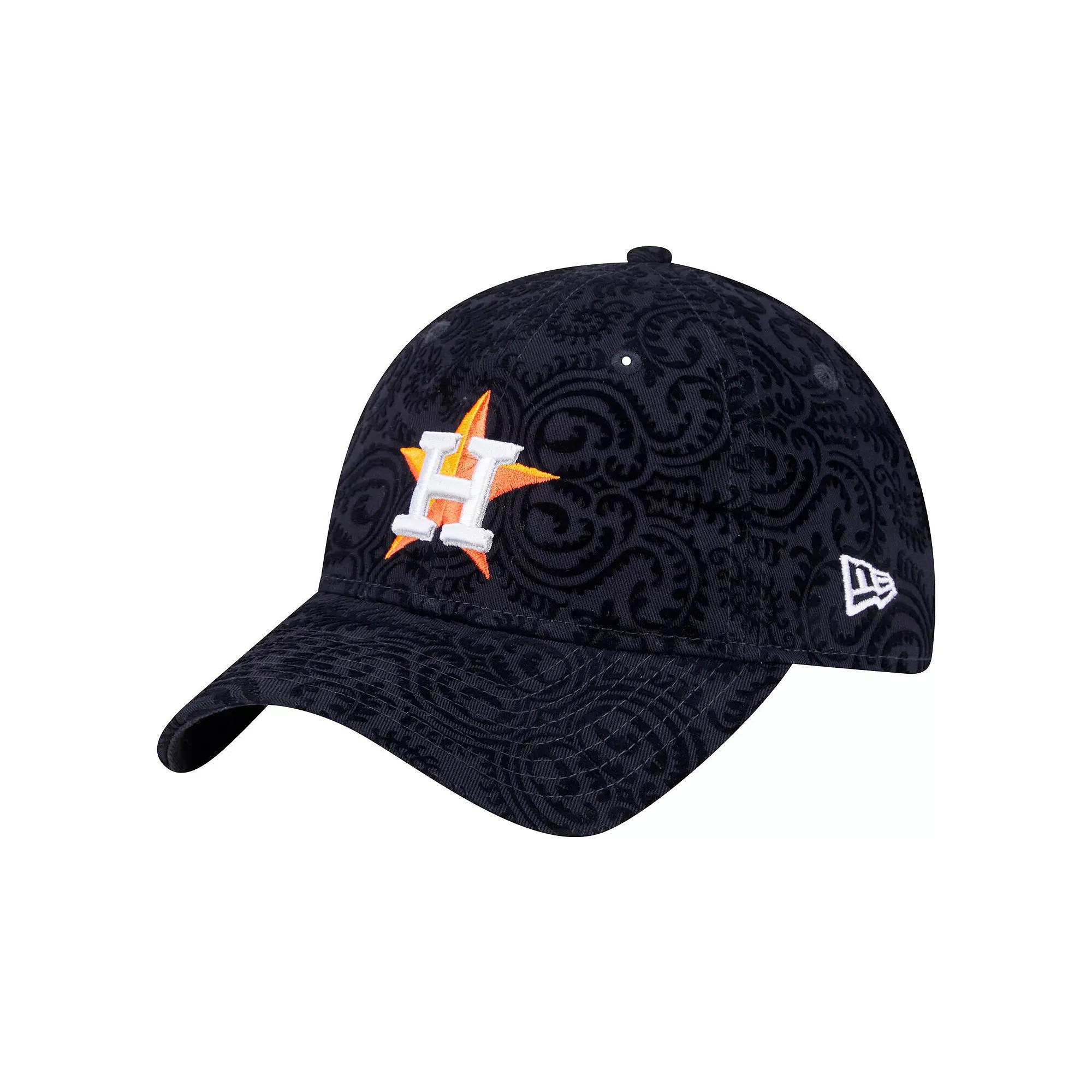 Women's New Era Navy Houston Astros Flair 9TWENTY Adjustable Hat, Blue Product Image