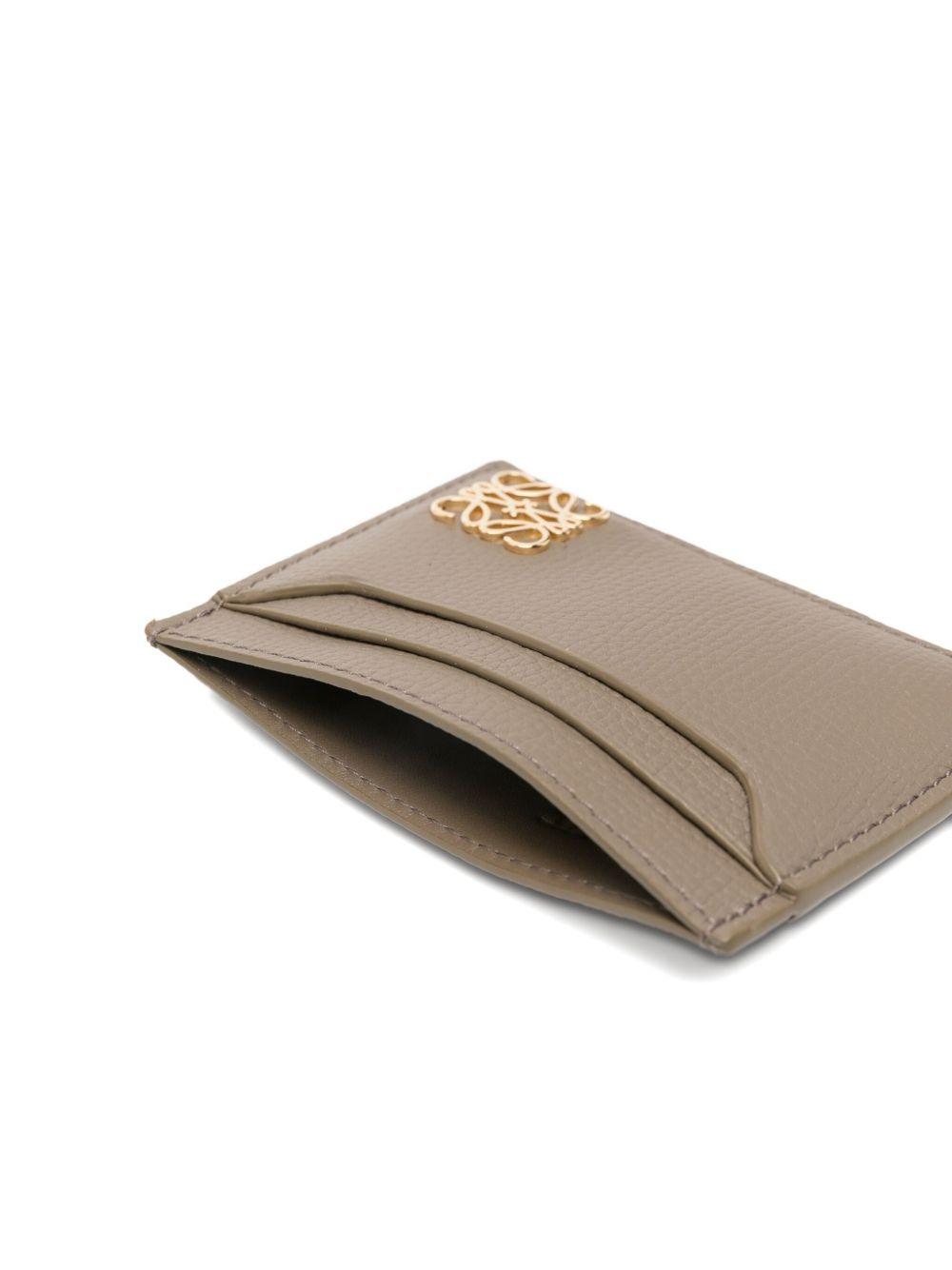 logo-plaque calfskin cardholder Product Image