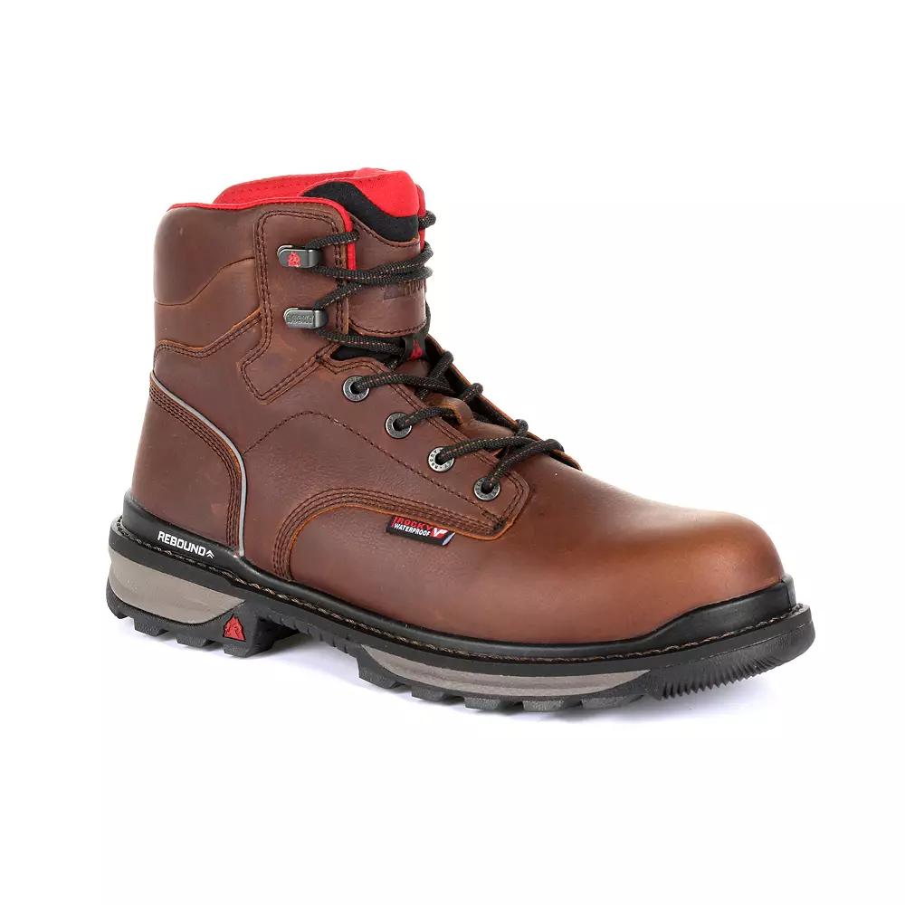 Rocky Rams Horn Men's Waterproof Work Boots,  Product Image