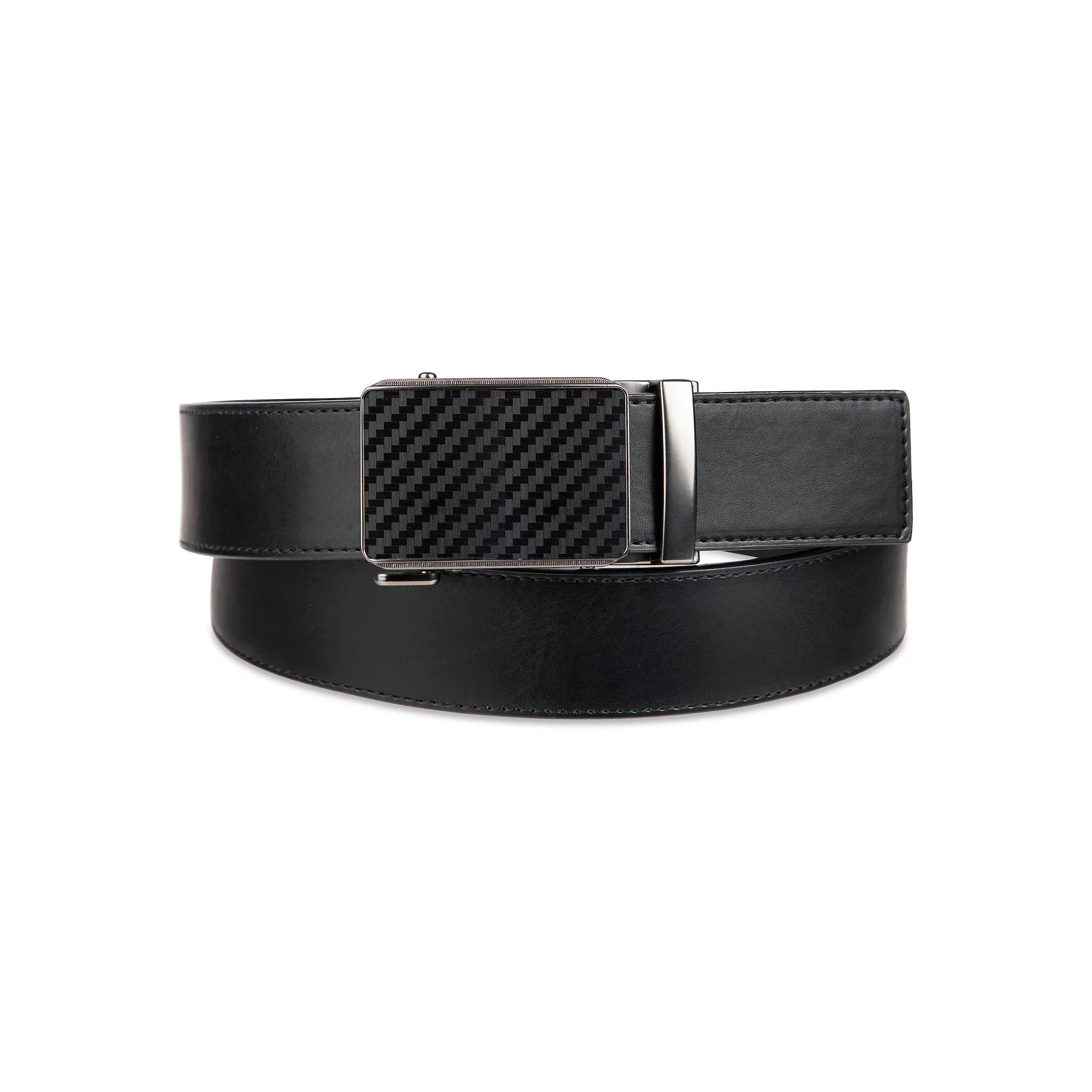 Men's Sonoma Goods For Life® Faux Carbon Fiber Buckle Track Lock Belt,  Product Image