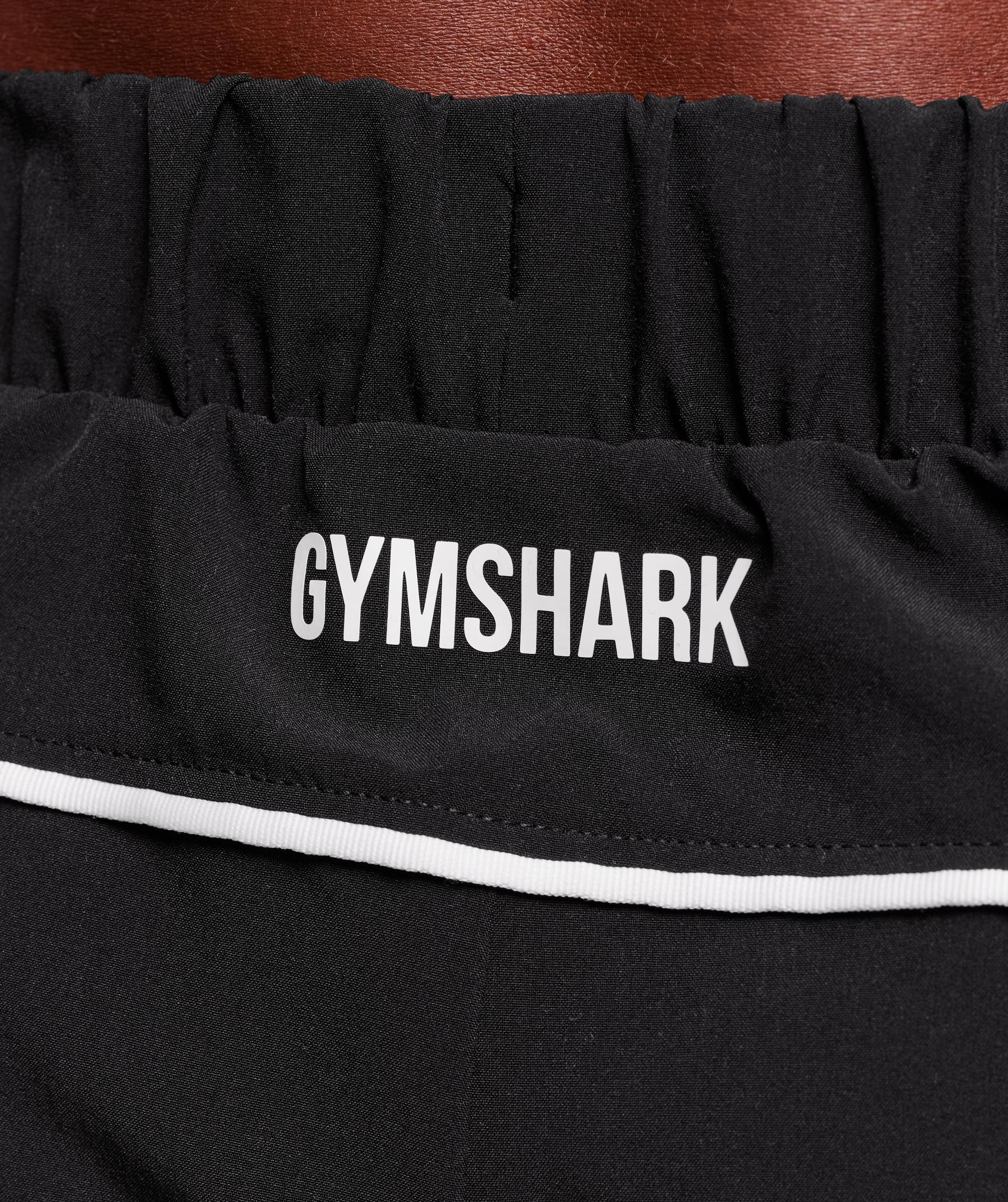 Gymshark Arrival Woven Block Joggers - Black Male Product Image