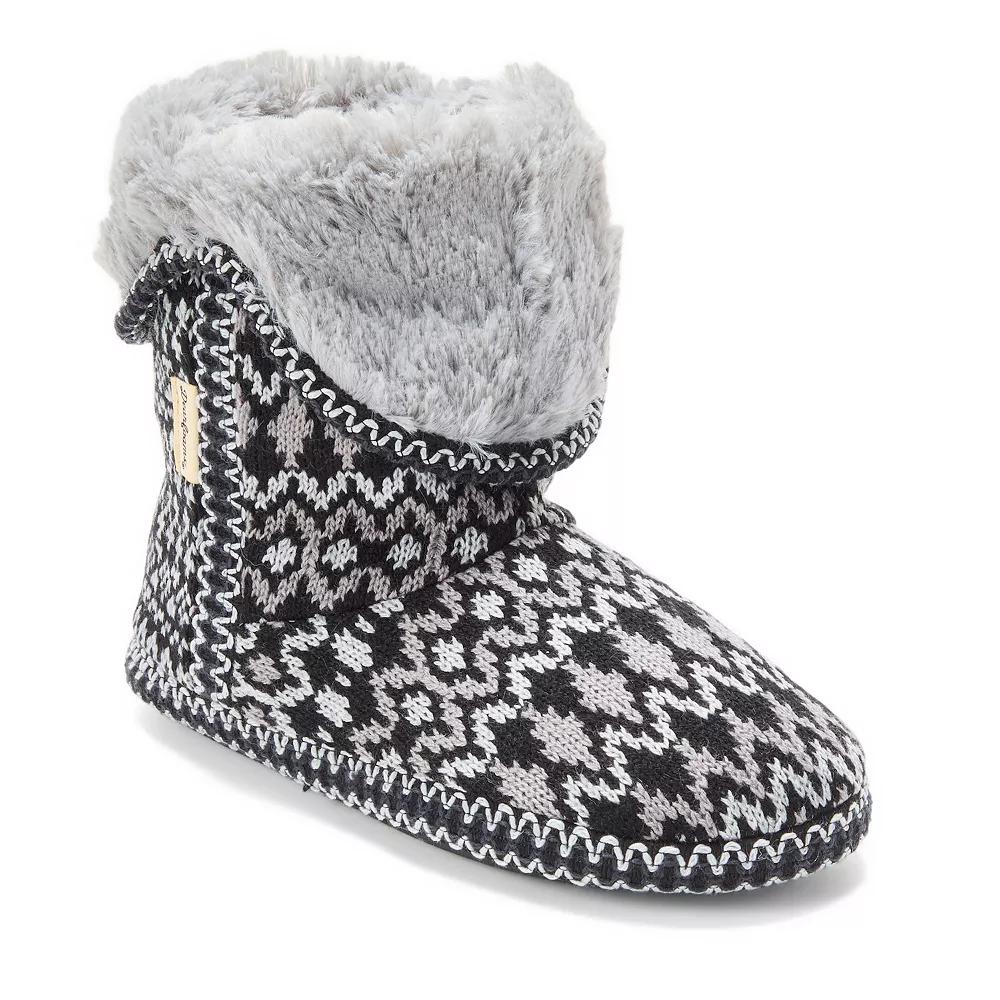Dearfoams Faux Fur Fold-Down Women's Slippers,  Product Image