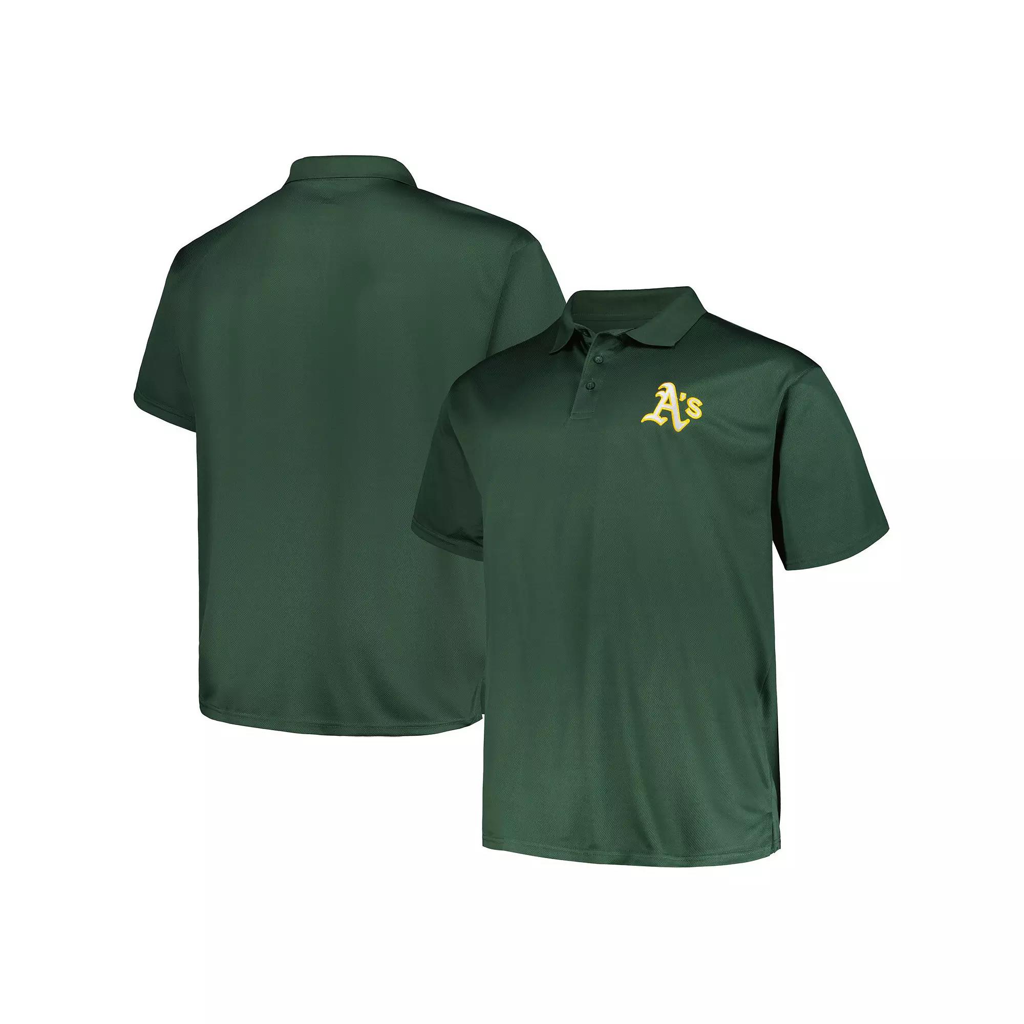 Men's Profile Green Oakland Athletics Birdseye Polo,  Product Image