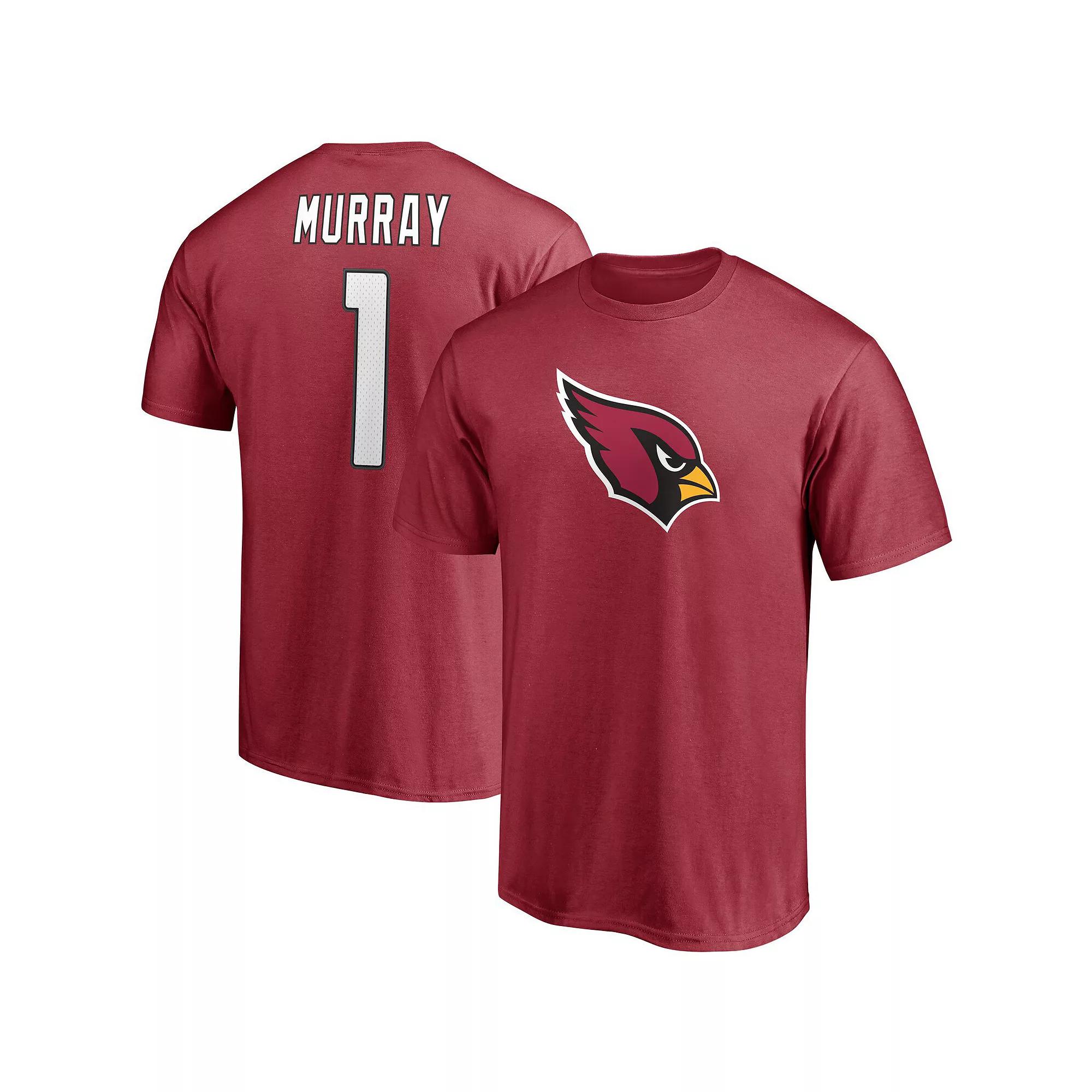 Men's Fanatics Branded Kyler Murray Cardinal Arizona Cardinals Player Icon Name & Number T-Shirt, Size: Large, Red Product Image