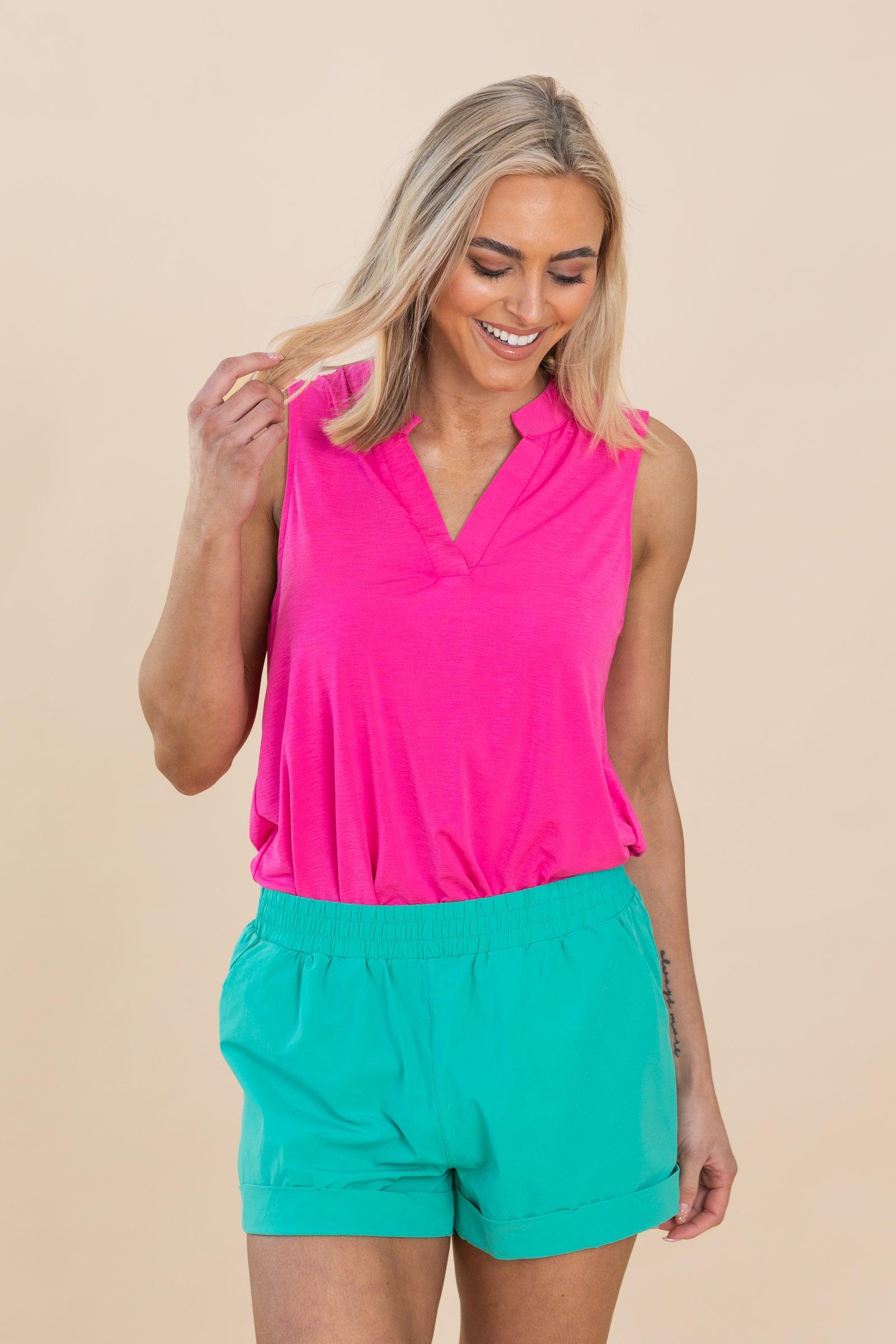 Athleisure Shorts With Cuff Product Image