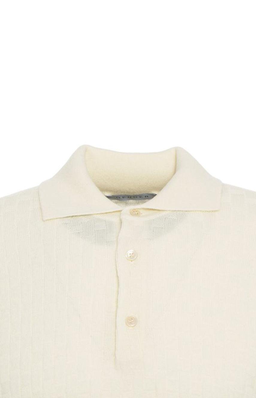 Knit polo shirt Product Image