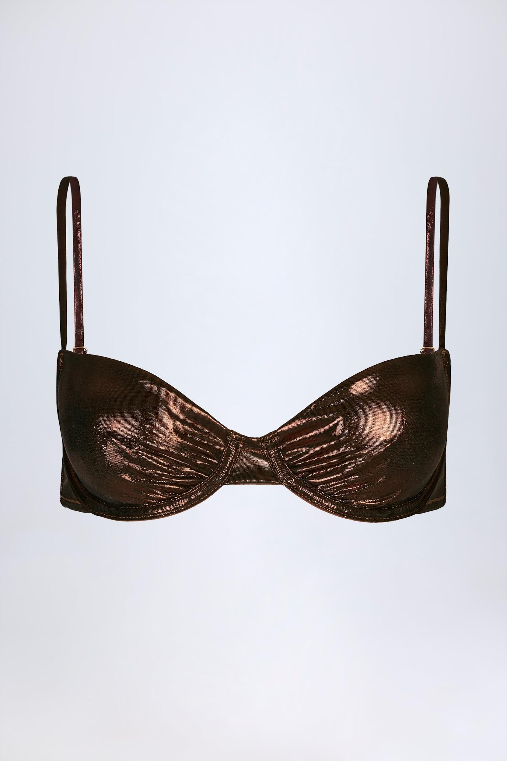 Underwired Bikini Top in Bronze Product Image