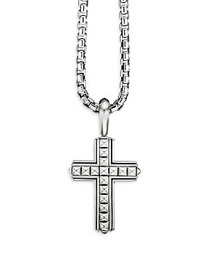 David Yurman Sterling Pyramid Cross Pendant Product Image