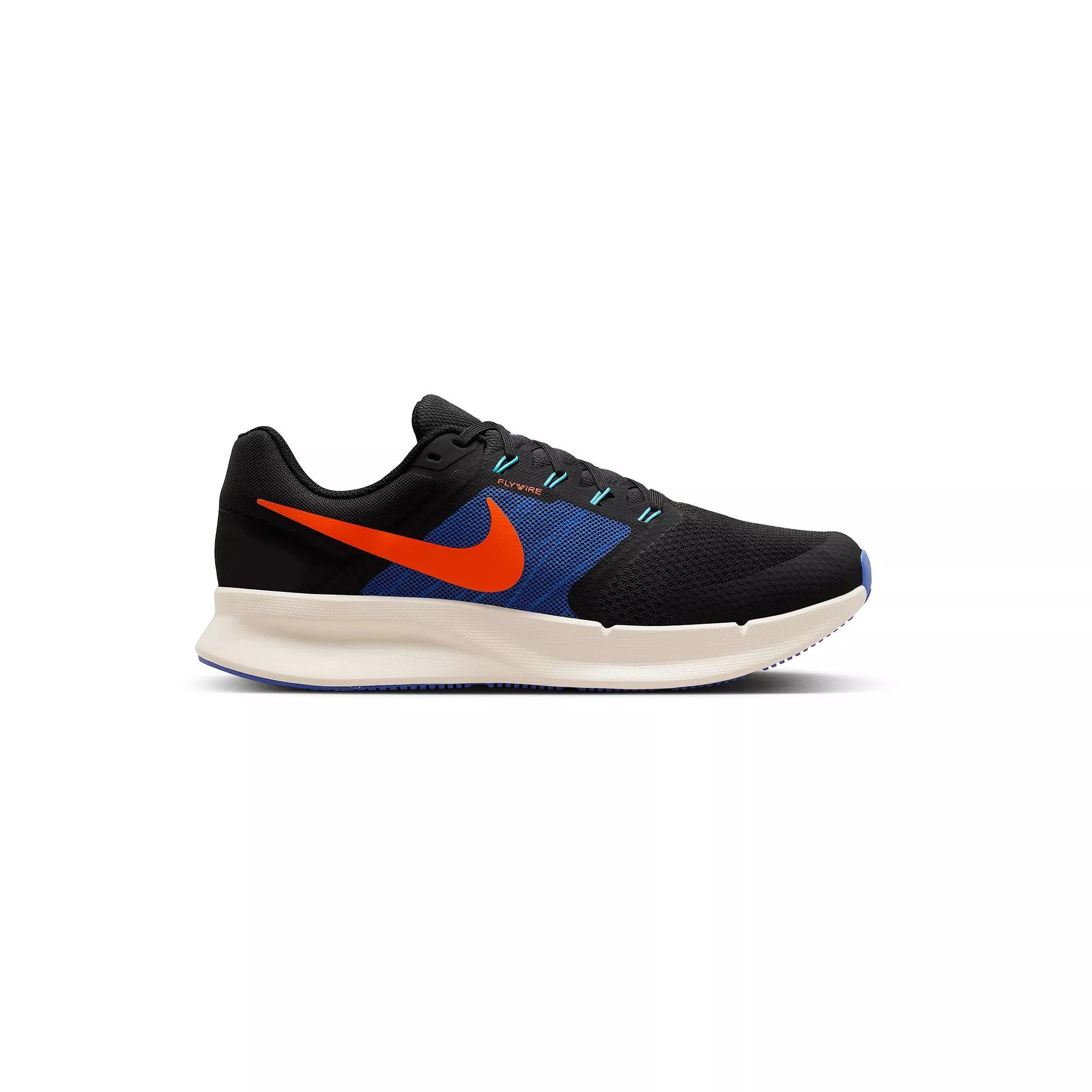 Nike Run Swift 3 Mens Road Running Shoes Black Red Blue Product Image