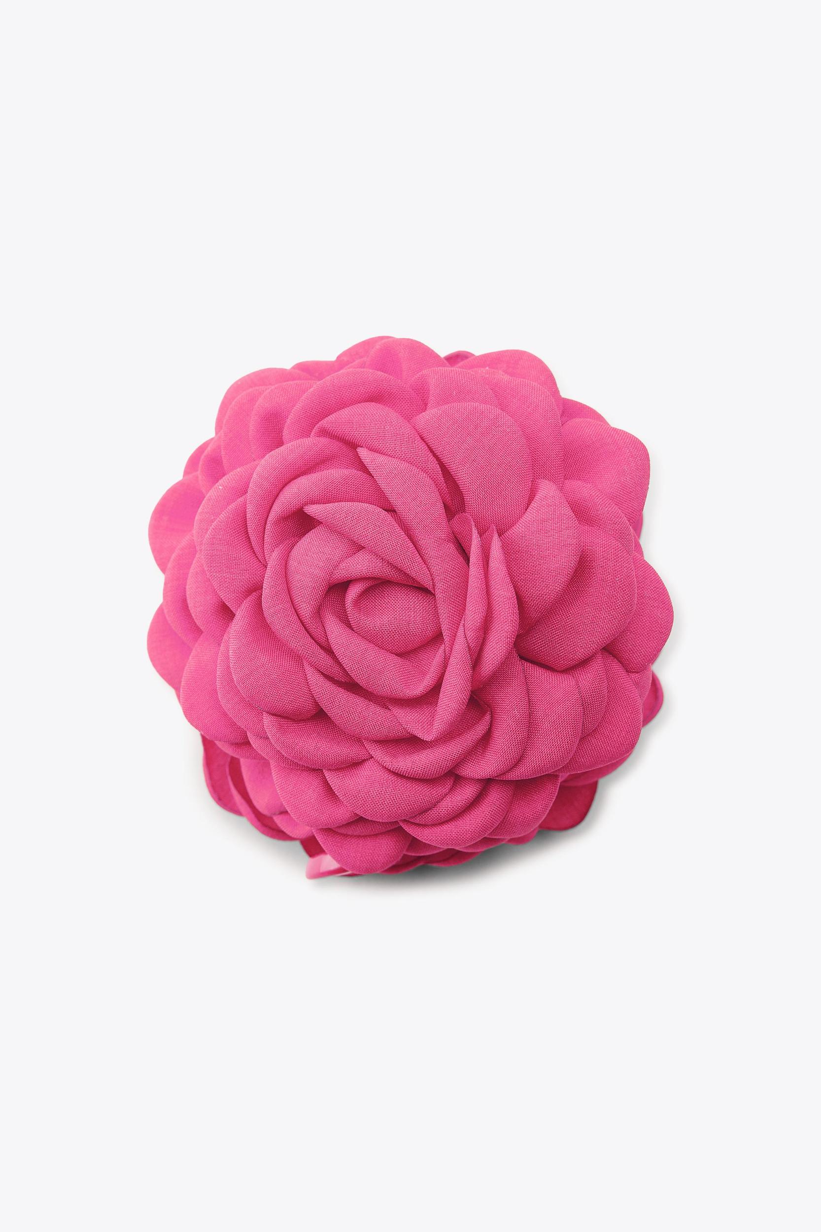FLOWER FABRIC HAIR CLIP Product Image