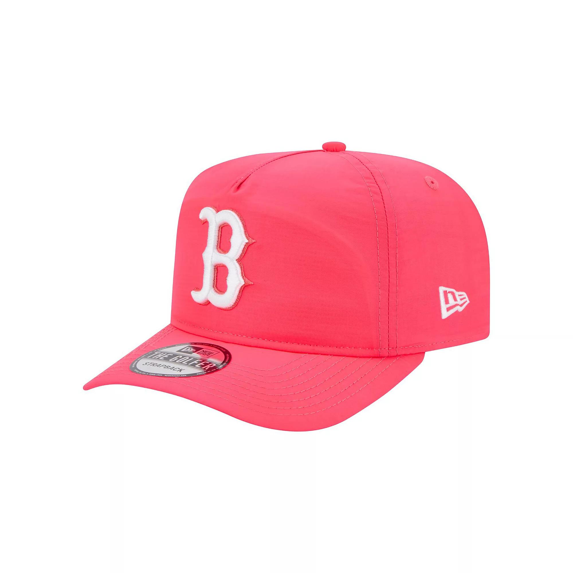 Men's New Era  Pink Boston Red Sox Everyday Golfer Adjustable Hat Product Image