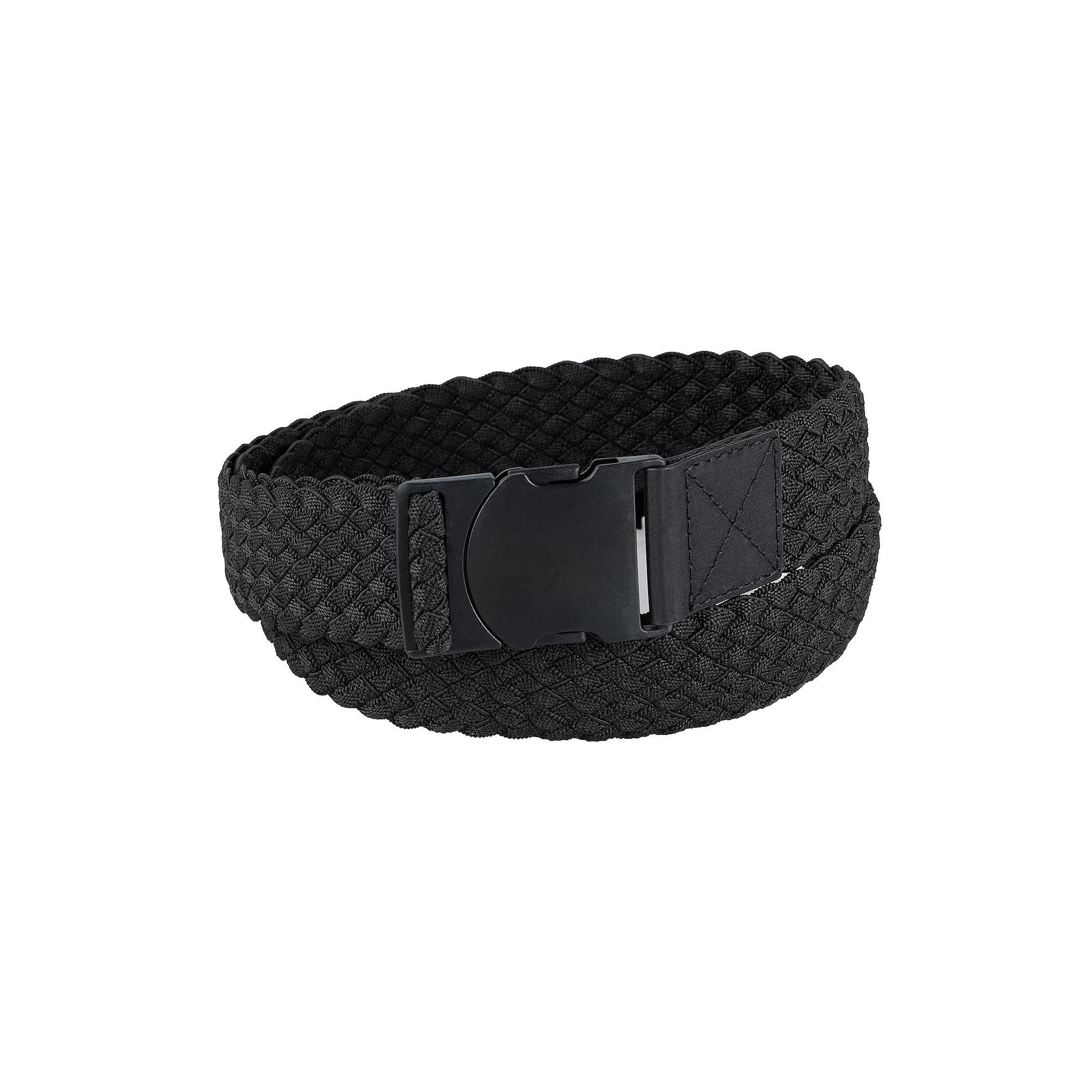 Men's Exact Fit Featherlite Stretch Braided Web Belt with Speed Clip Buckle, Size: Large/XL, Black Product Image