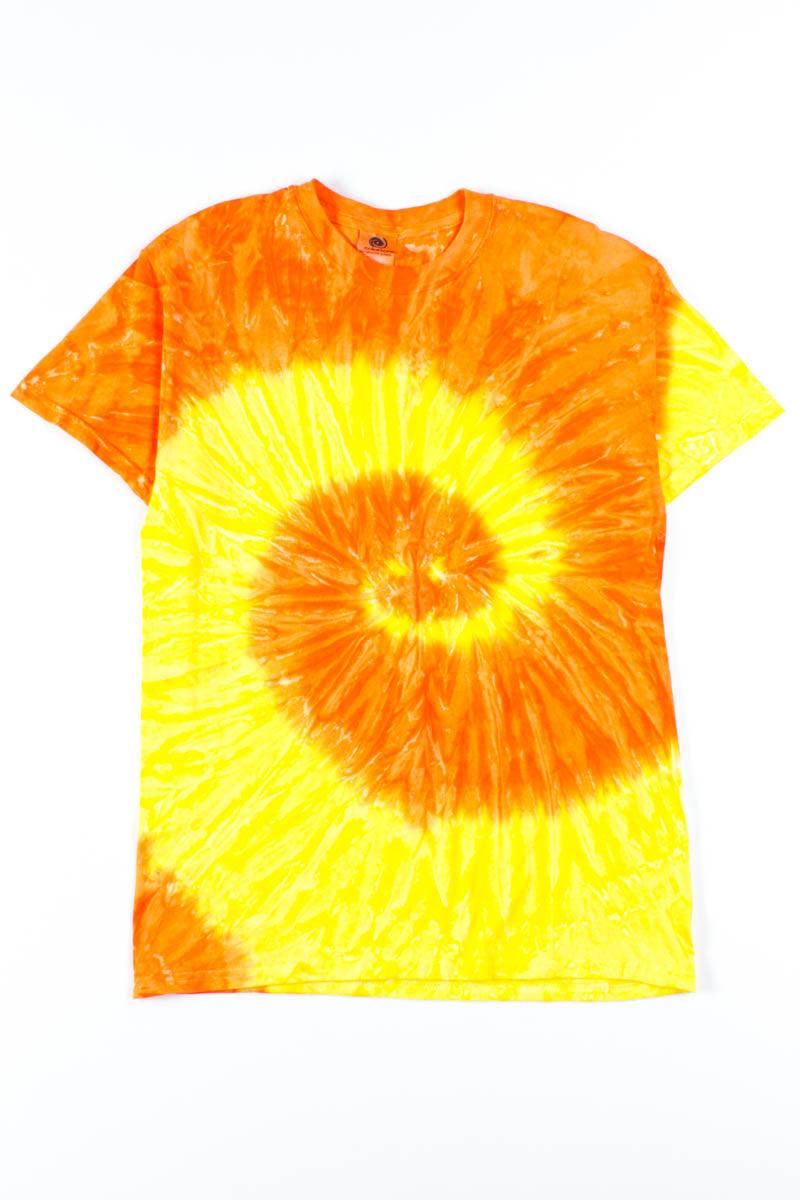 Yellow Orange Tie Dye Shirt Product Image