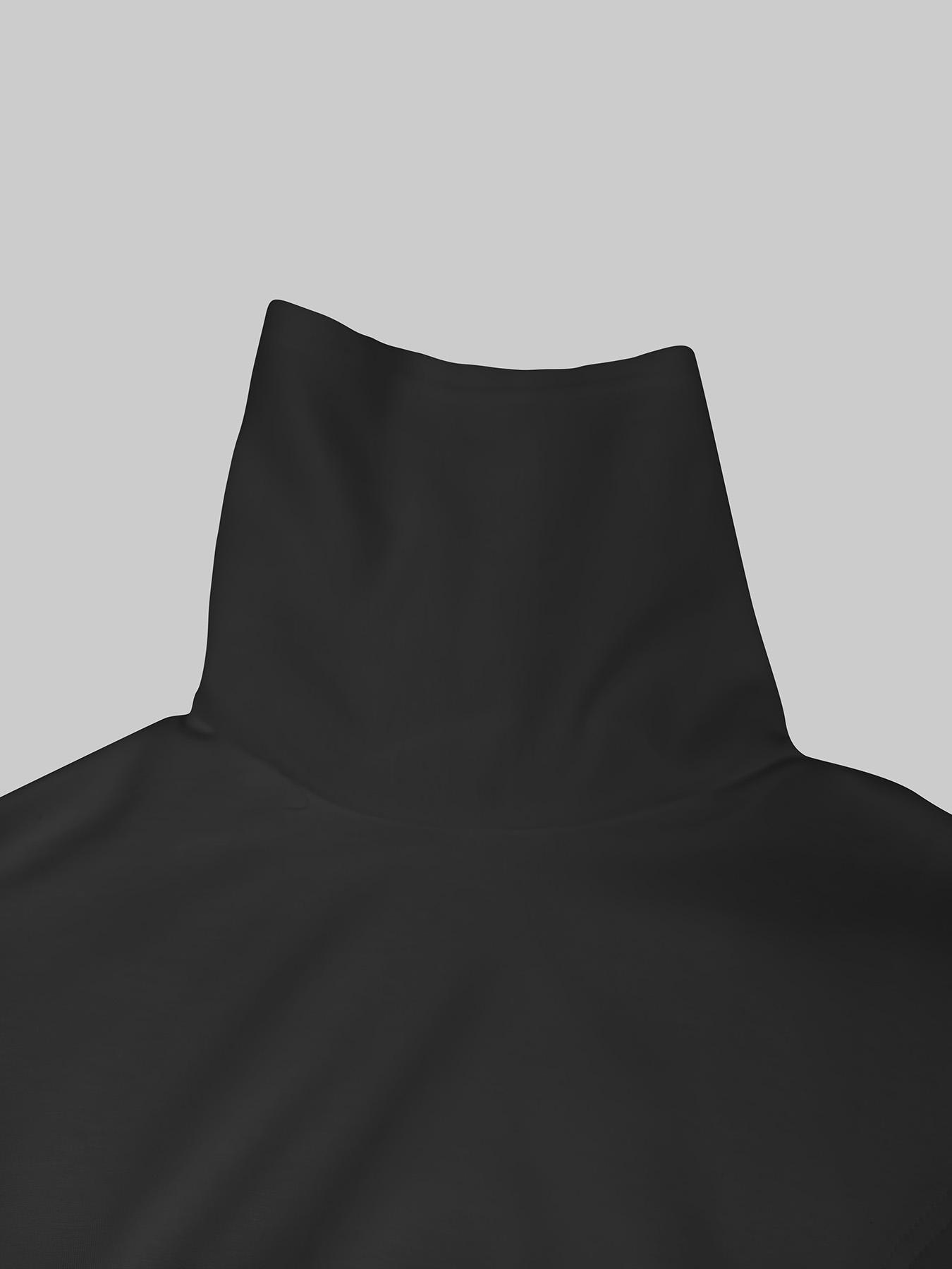 Loose Sleeveless Solid Color Split-side Shawl Collar Maxi Dresses Product Image