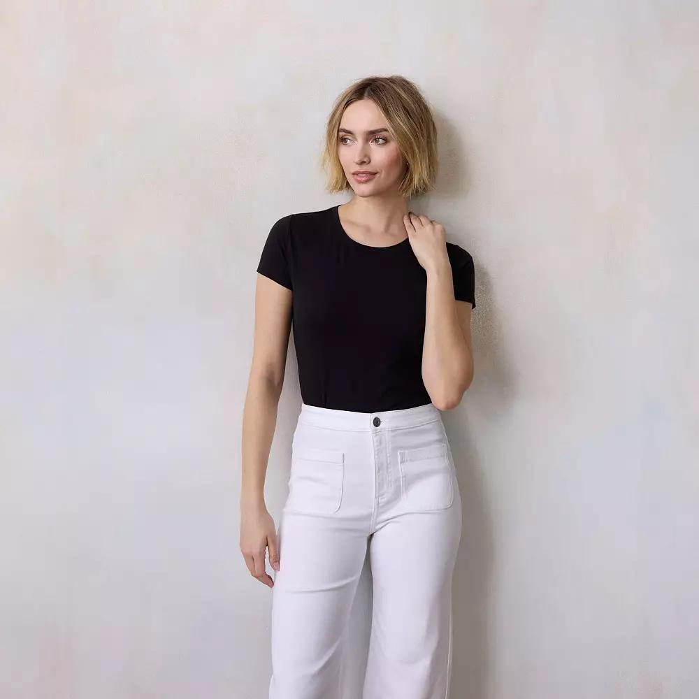 Women's LC Lauren Conrad Short Sleeve Tee,  Product Image