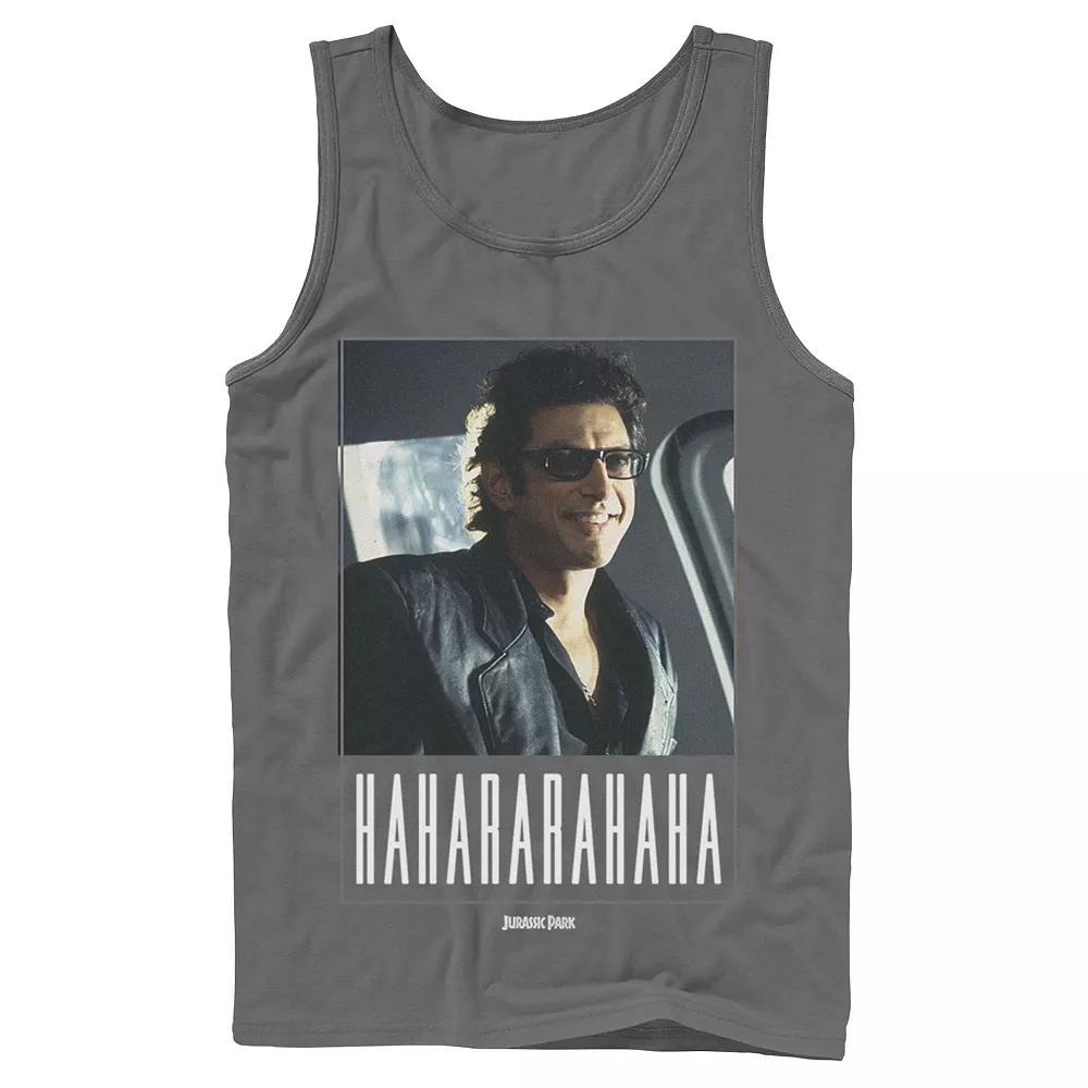 Men's Jurassic Park Ian Malcolm Hahararahaha Tank Top,  Product Image