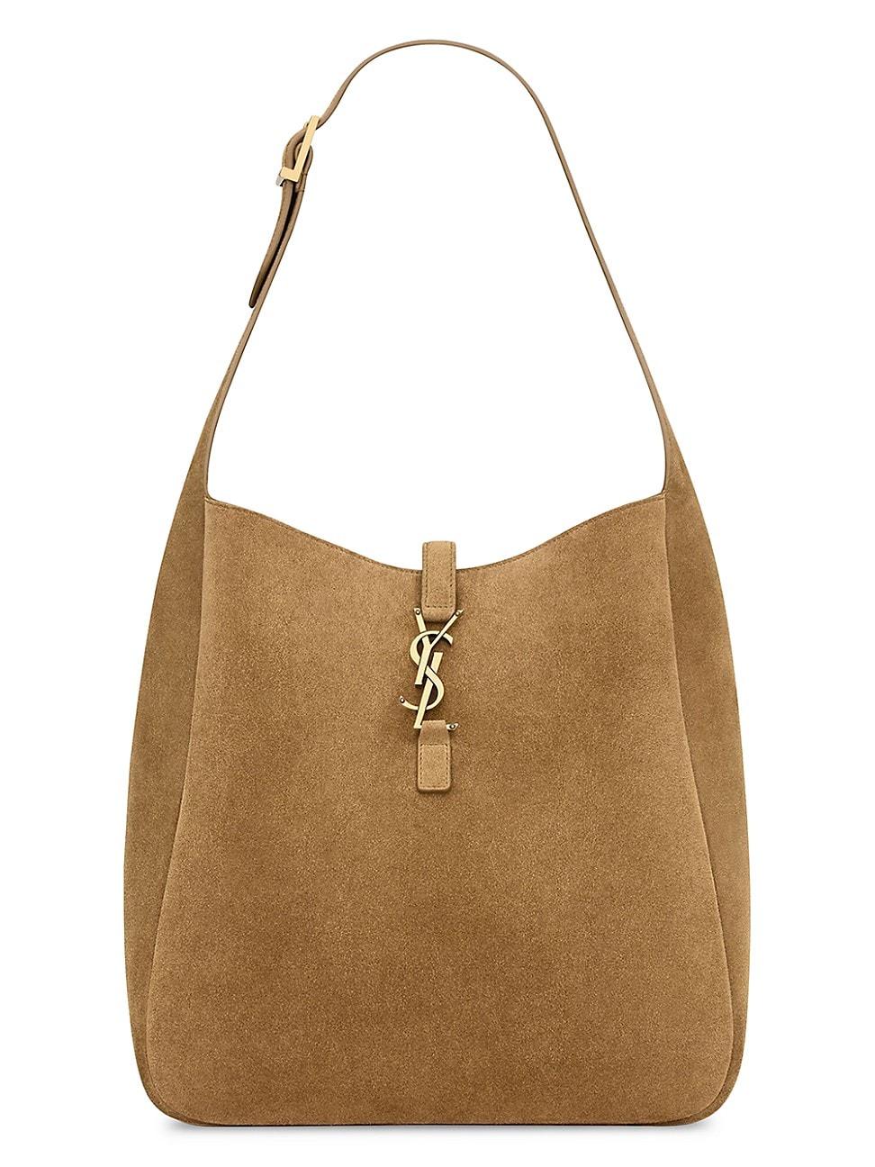 Womens Le 5 a 7 Soft Large Shoulder Bag in Suede Product Image