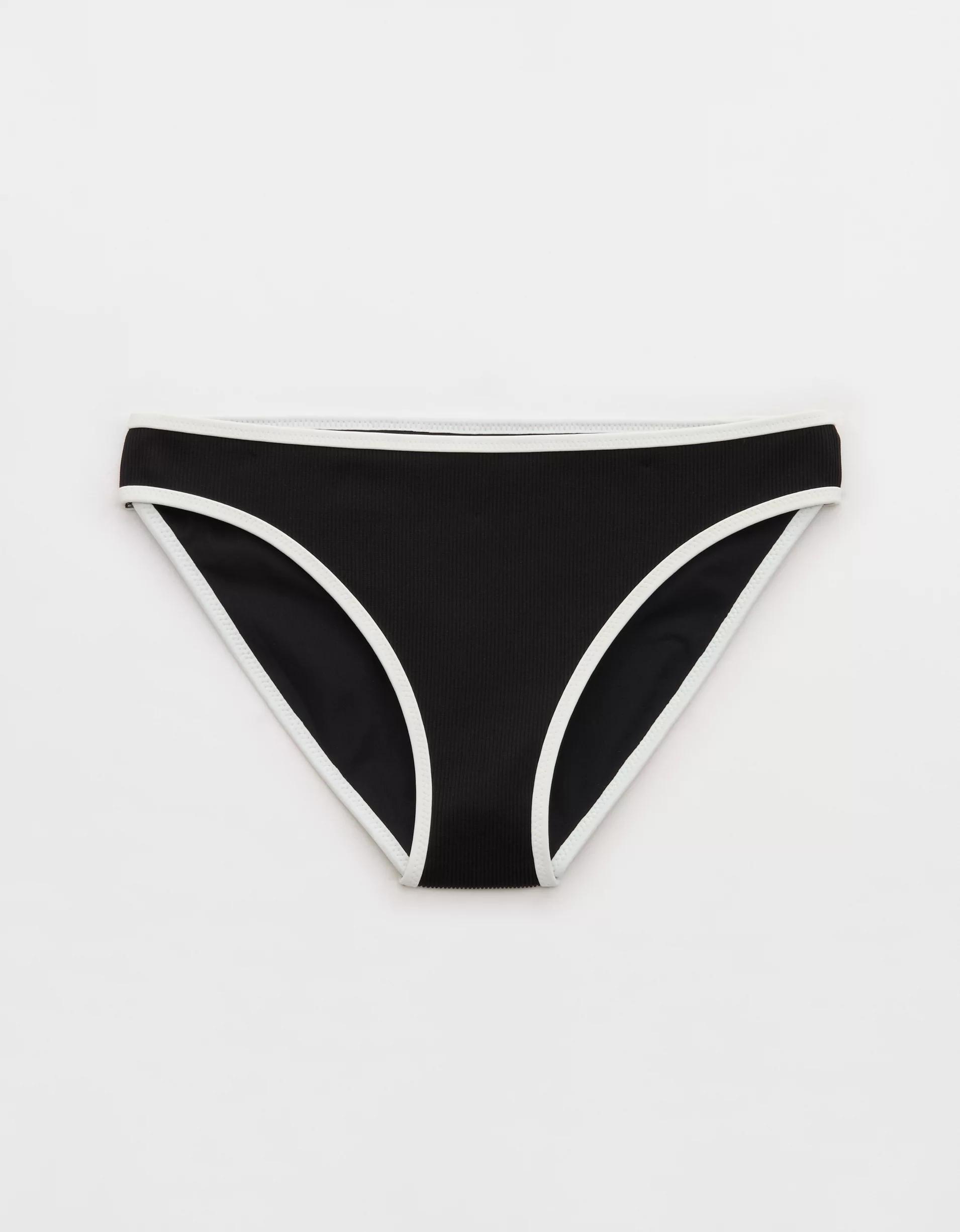 Aerie Full Coverage Ribbed Bikini Bottom Women's Product Image