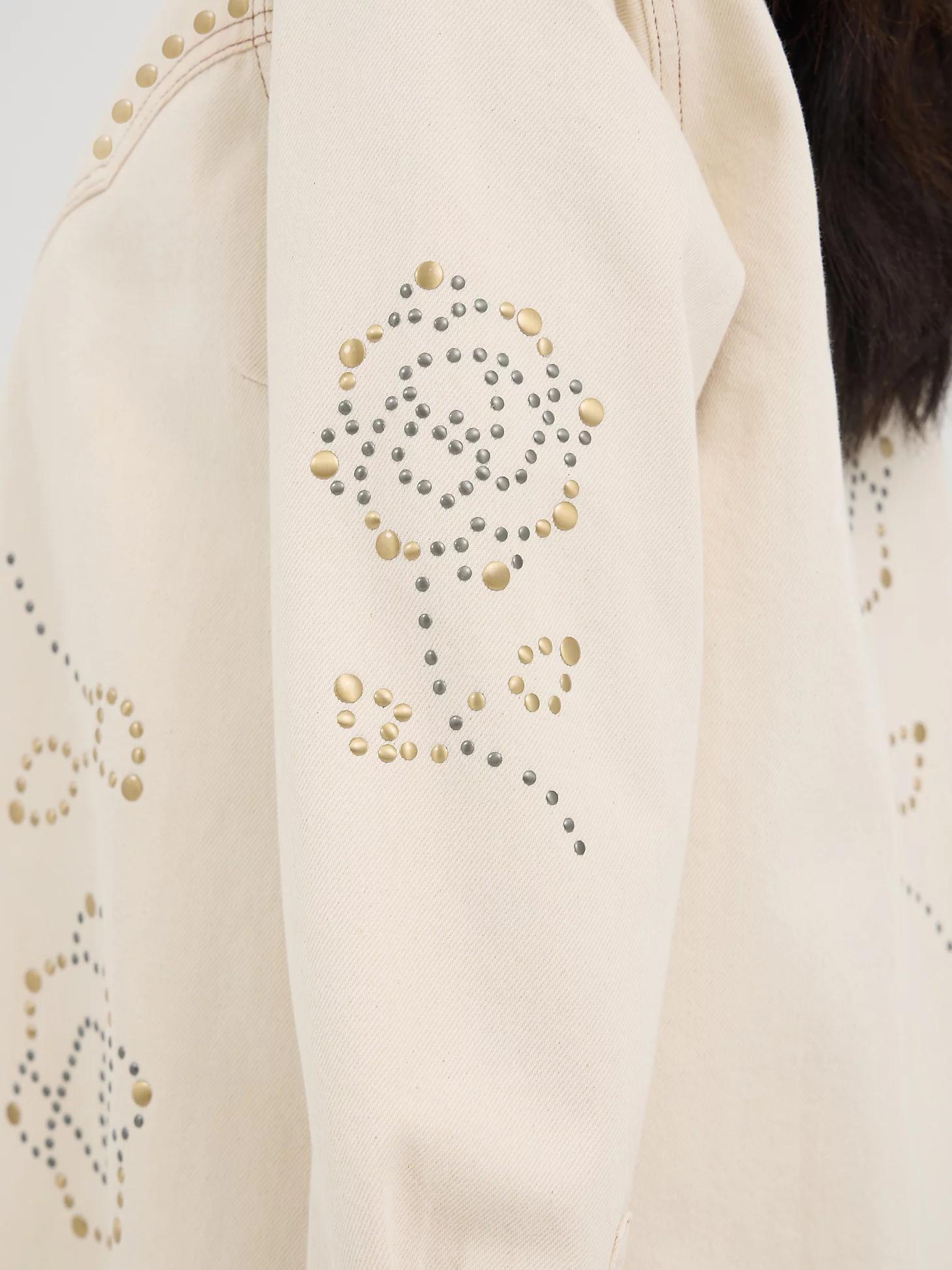 Wrangler® x Yellow Rose by Kendra Scott Studded Shacket | Women's JACKETS & OUTERWEAR | Wrangler® Product Image