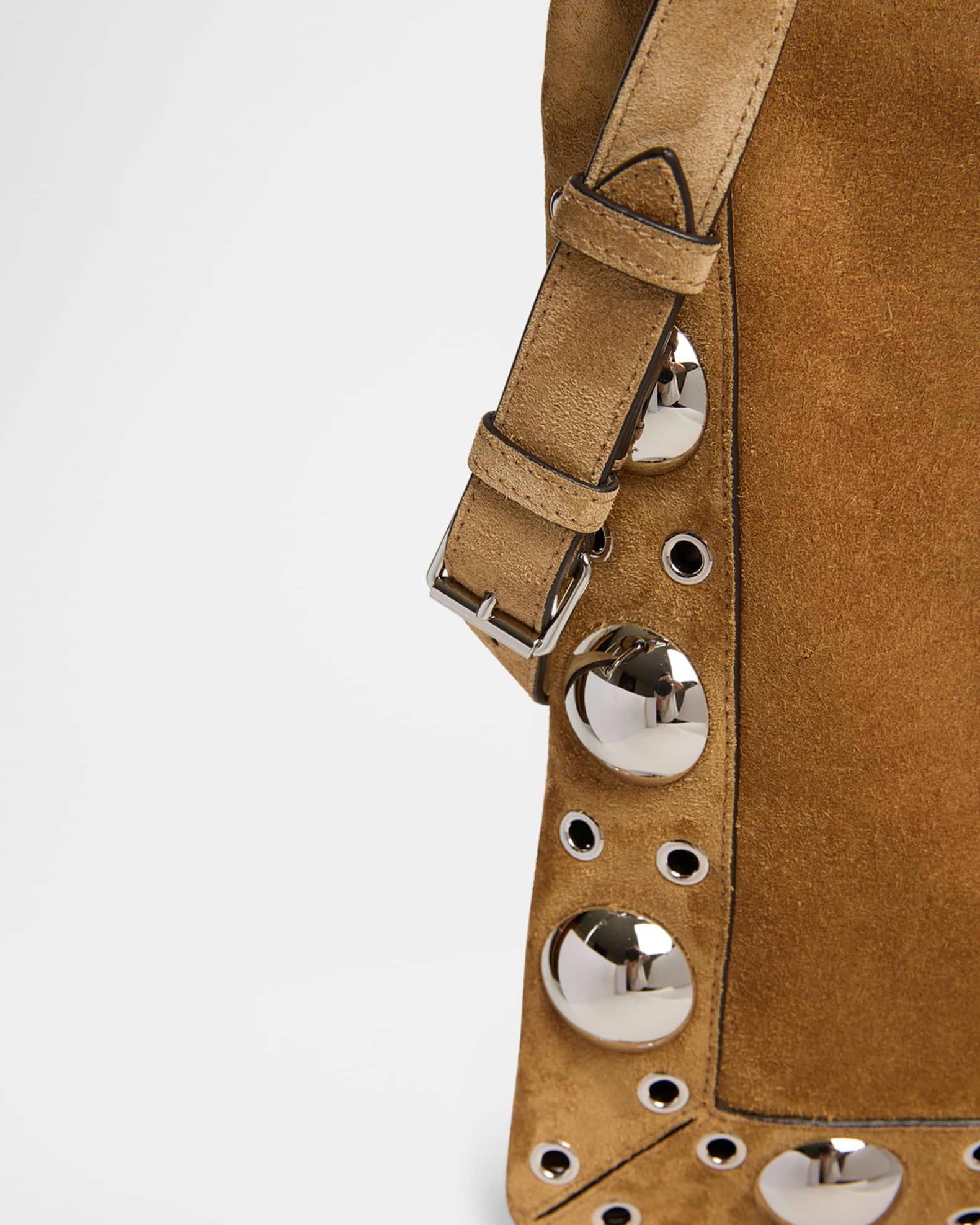 Nellcote Fringe Studded Suede Crossbody Bag Product Image