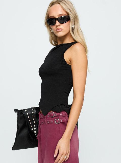 Lefort Tank Top Black Product Image