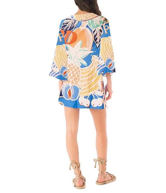 Maaji Tropical Bliss Kaftan Cover-up Dress Product Image
