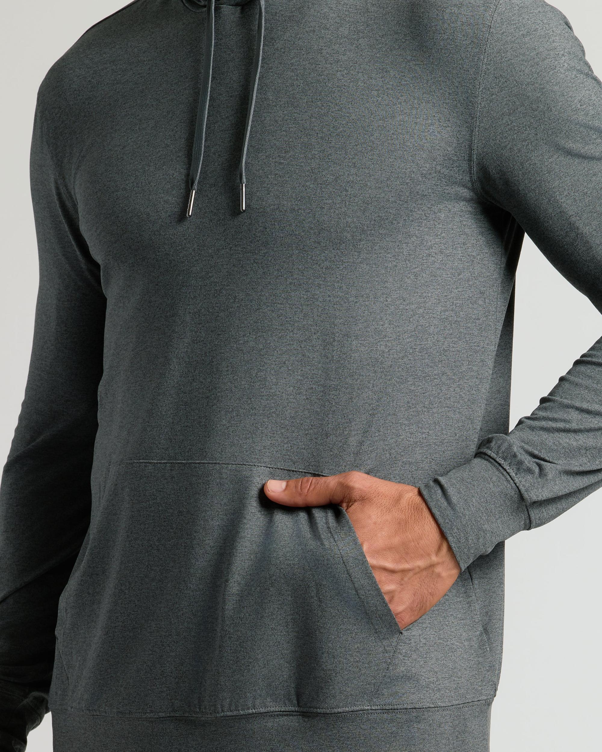 Charcoal Heather Active Comfort Pullover Hoodie Product Image
